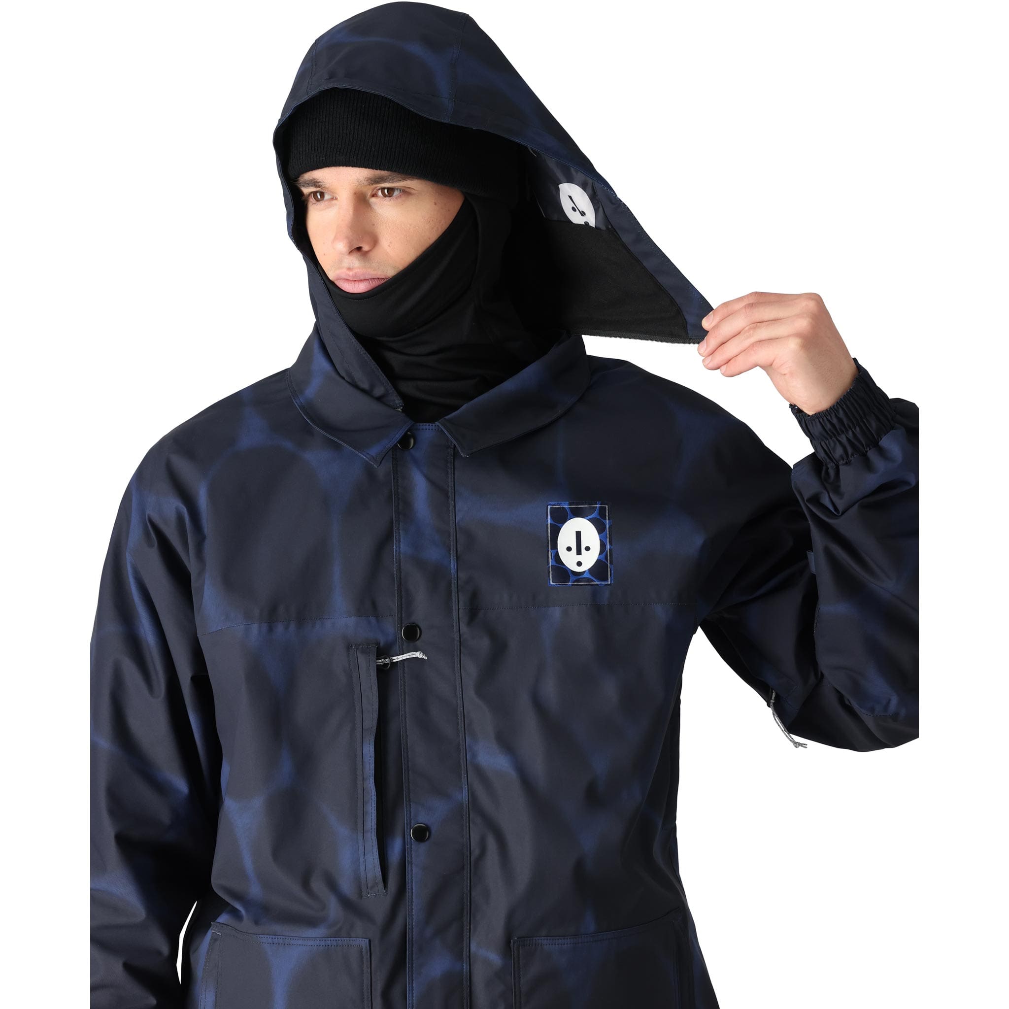 686 Dojo Jacket Blue Airbrush 2025 Mens Snowboard Coat