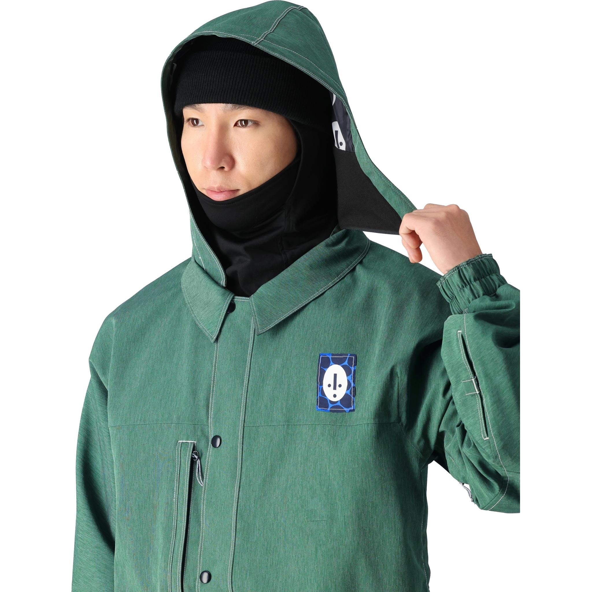 686 Dojo Jacket Forest Green Denim 2025 Mens Snowboard Coat