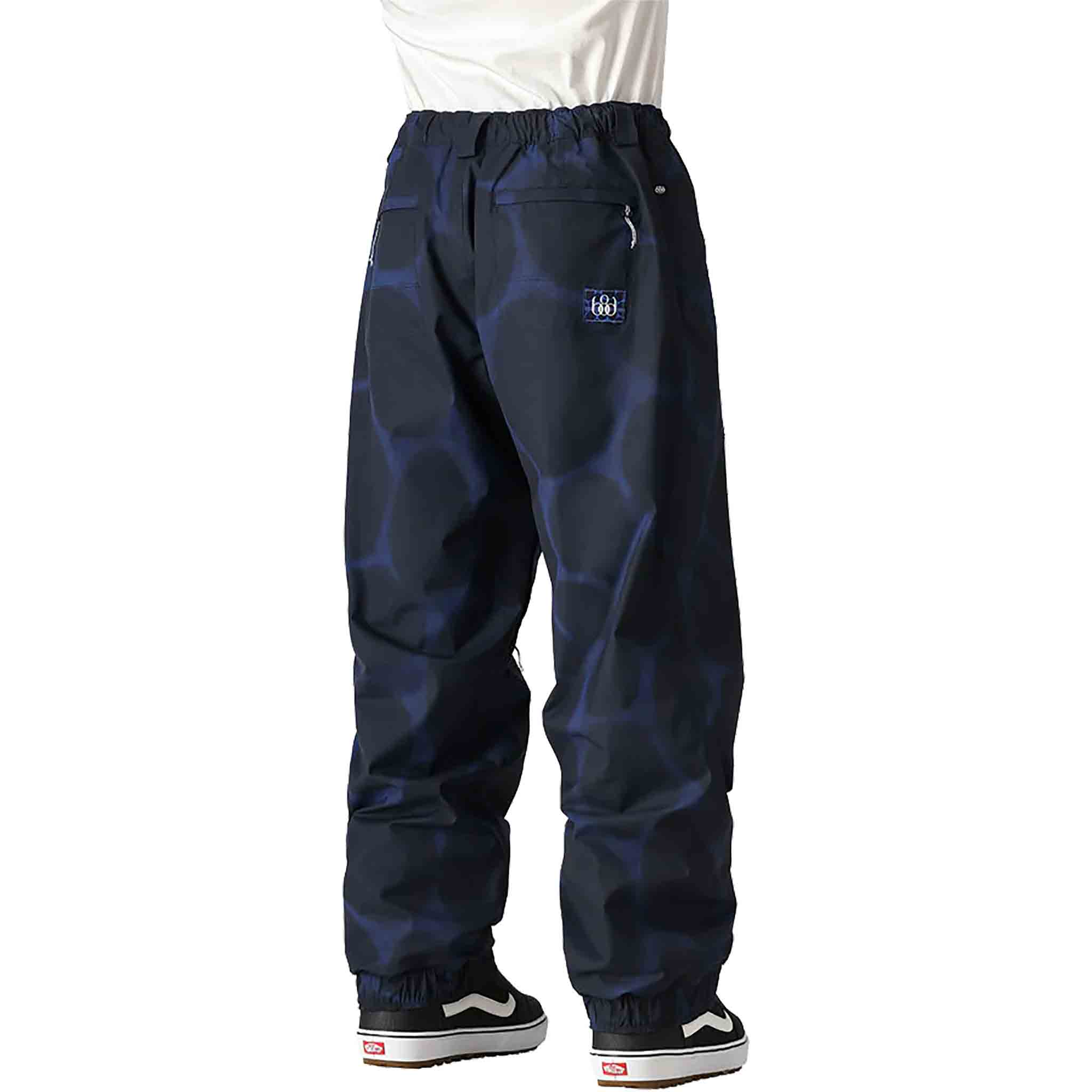 686 Dojo Pant Blue Airbrush 2025 Mens Snowboard Pants