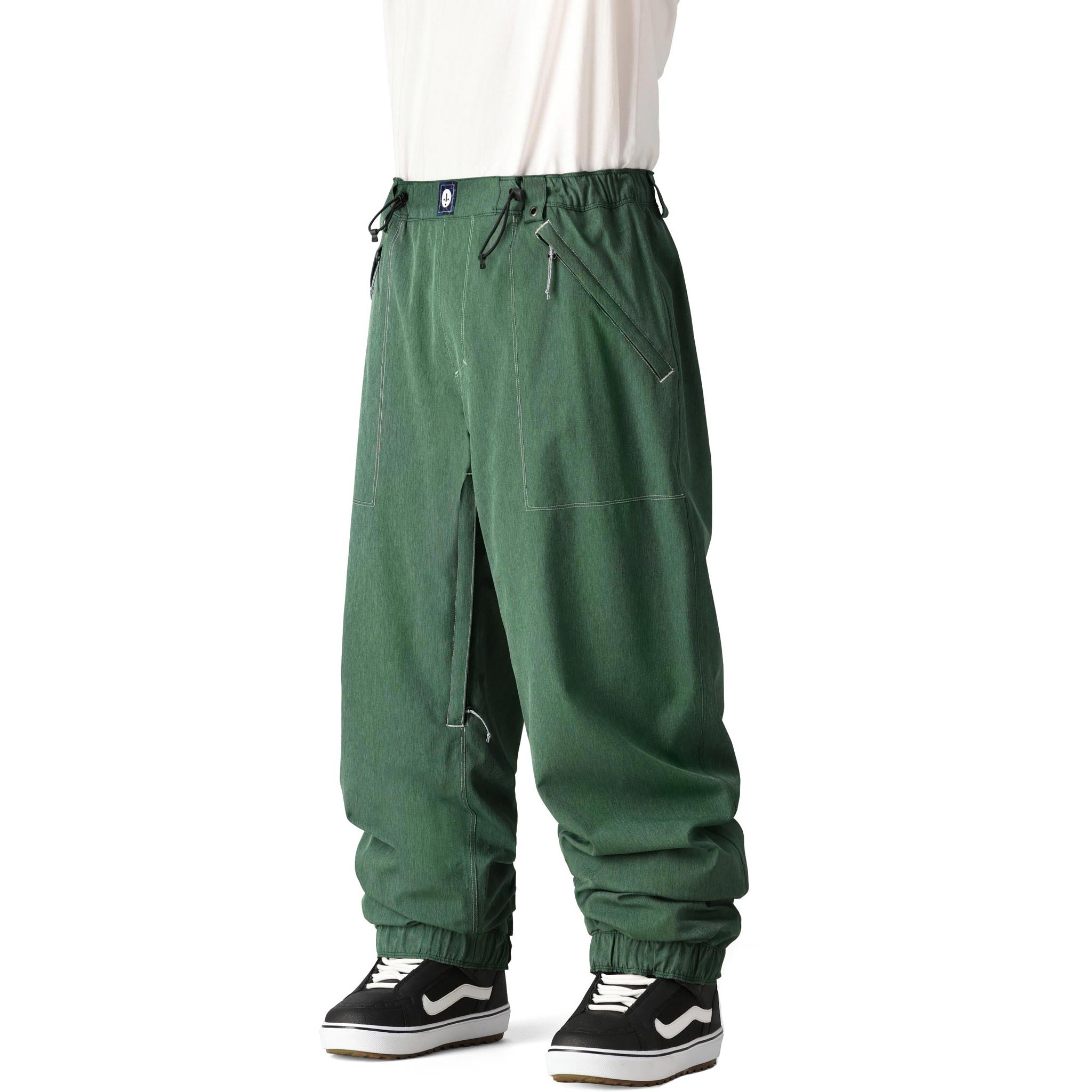 686 Dojo Pant Forest Green Denim 2025 Mens Snowboard Pants