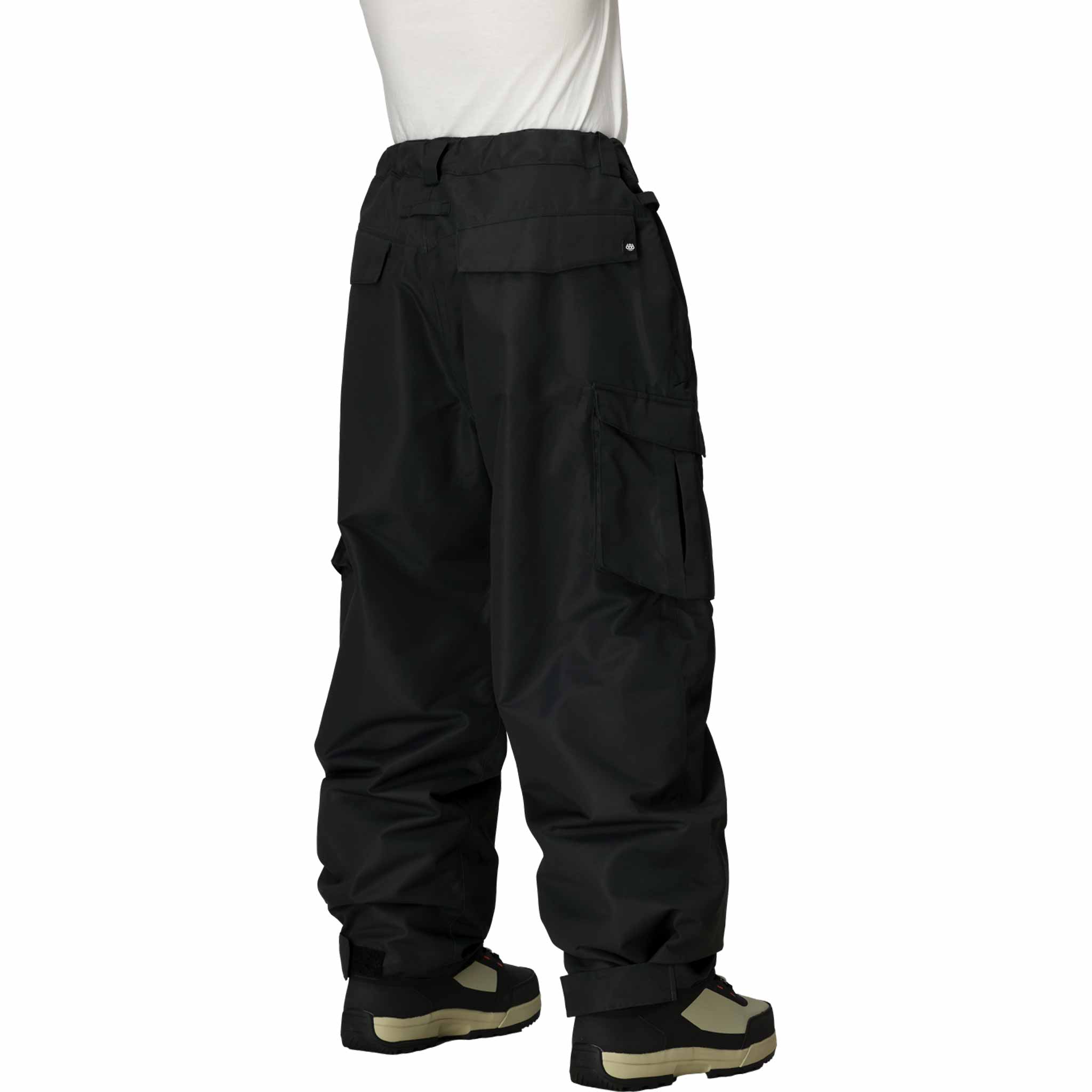 686 Essox Cargo Pant Black 2027 - Sanction Skate And Snow