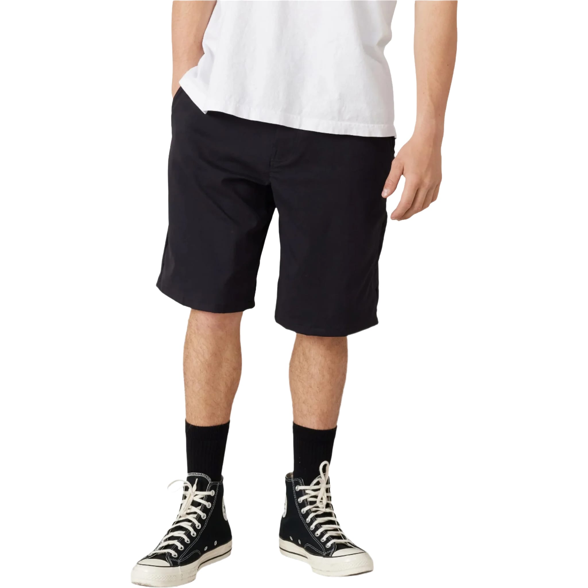 686 Everywhere Hybrid Short Relaxed Fit Black Shorts
