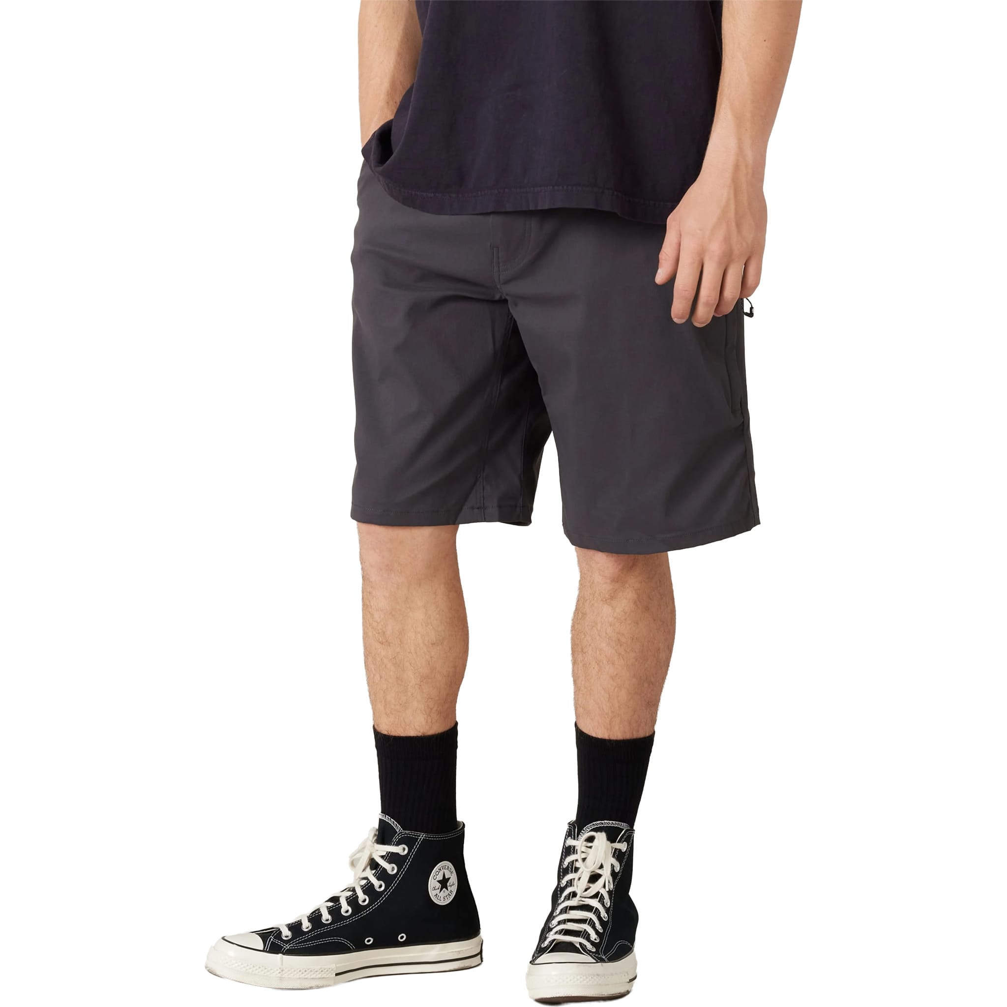 686 Everywhere Hybrid Short Relaxed Fit Charcoal Shorts