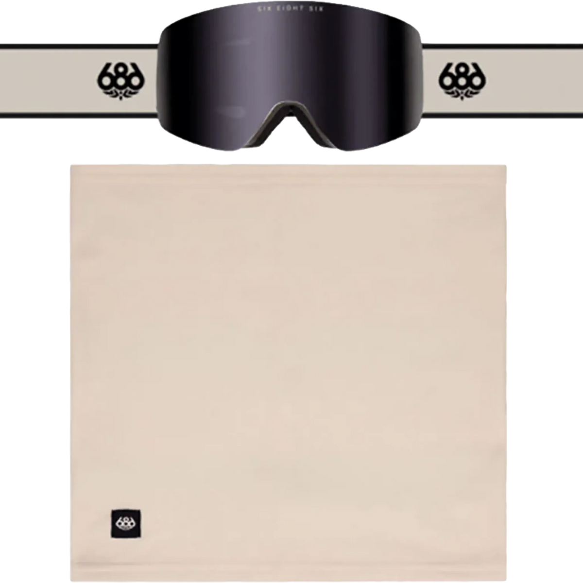 686 Foundation Goggle Pack Limestone Black Mirror 2027 Goggles