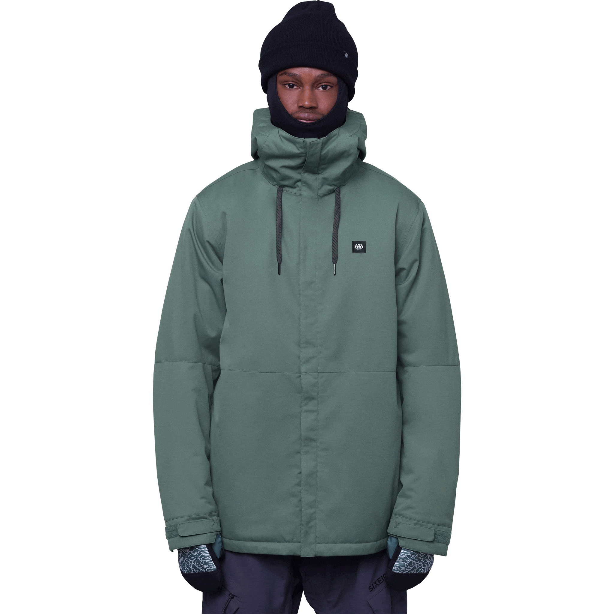 686 Foundation Insulated Jacket Cypress Green Mens Snowboard Coat