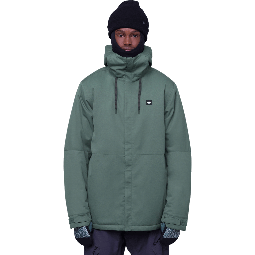 686 Foundation Insulated Jacket Cypress Green Mens Snowboard Coat
