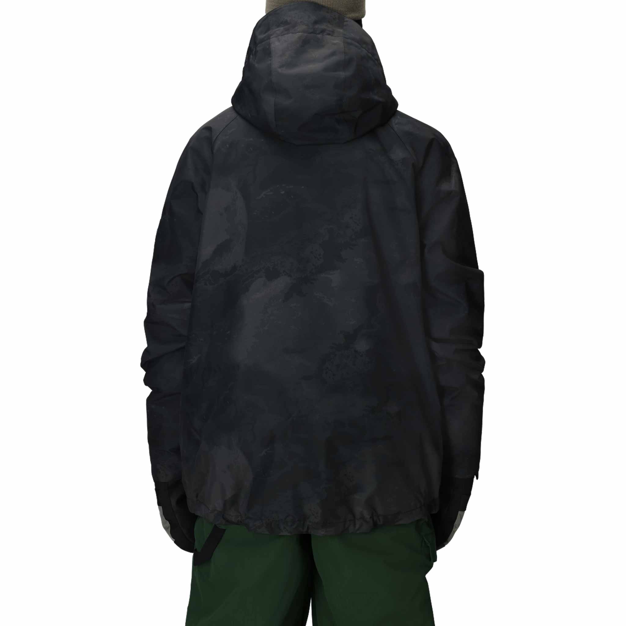 686 Geo Insulated Jacket Black Hemisphere 2026 Mens Snowboard Coat