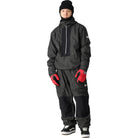 686 Ghost 2.5L Anorak Black Grid Colorblock 2025 Mens Snowboard Coat