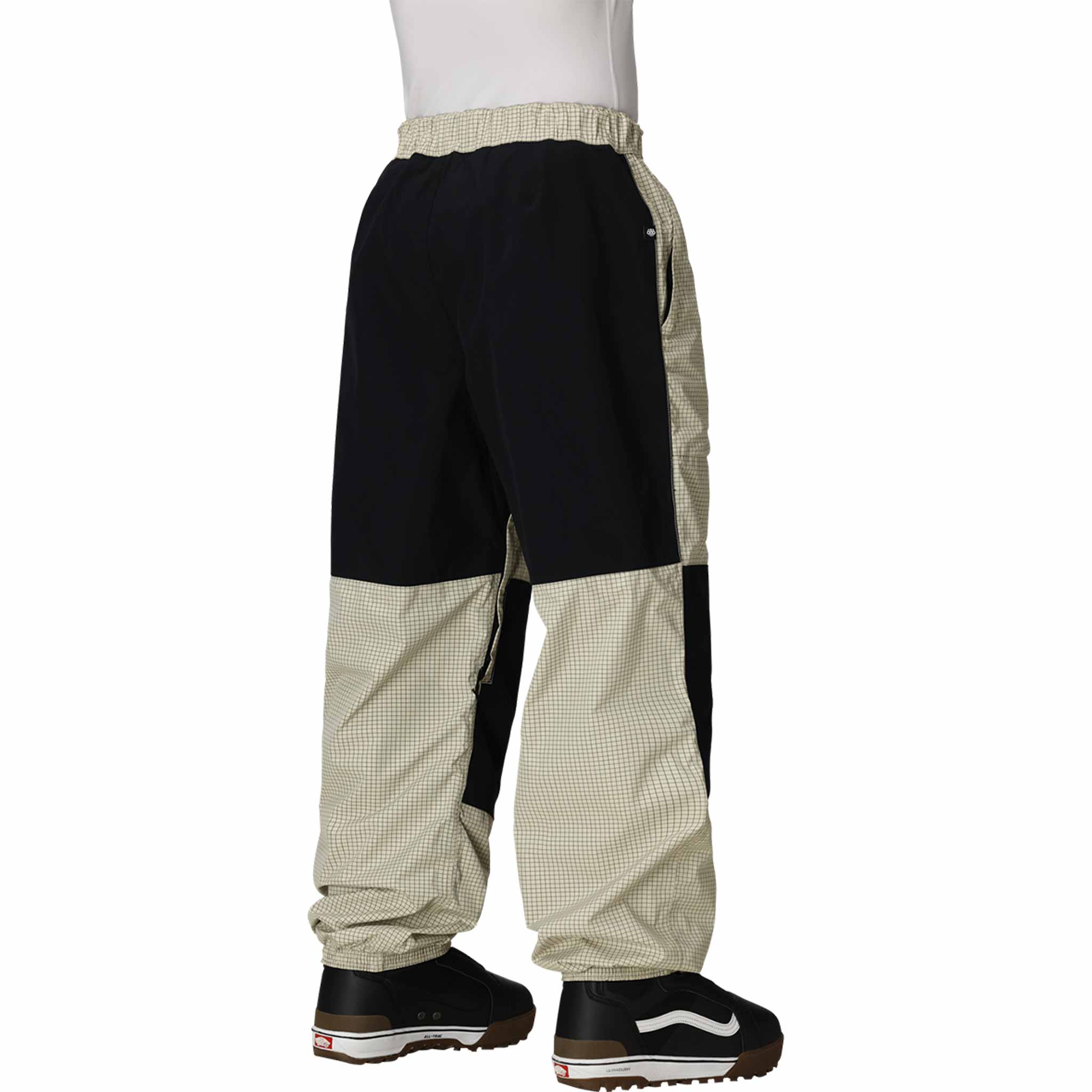 686 Ghost 2.5L Pant Limestone Grid 2026 Mens Snowboard Pants