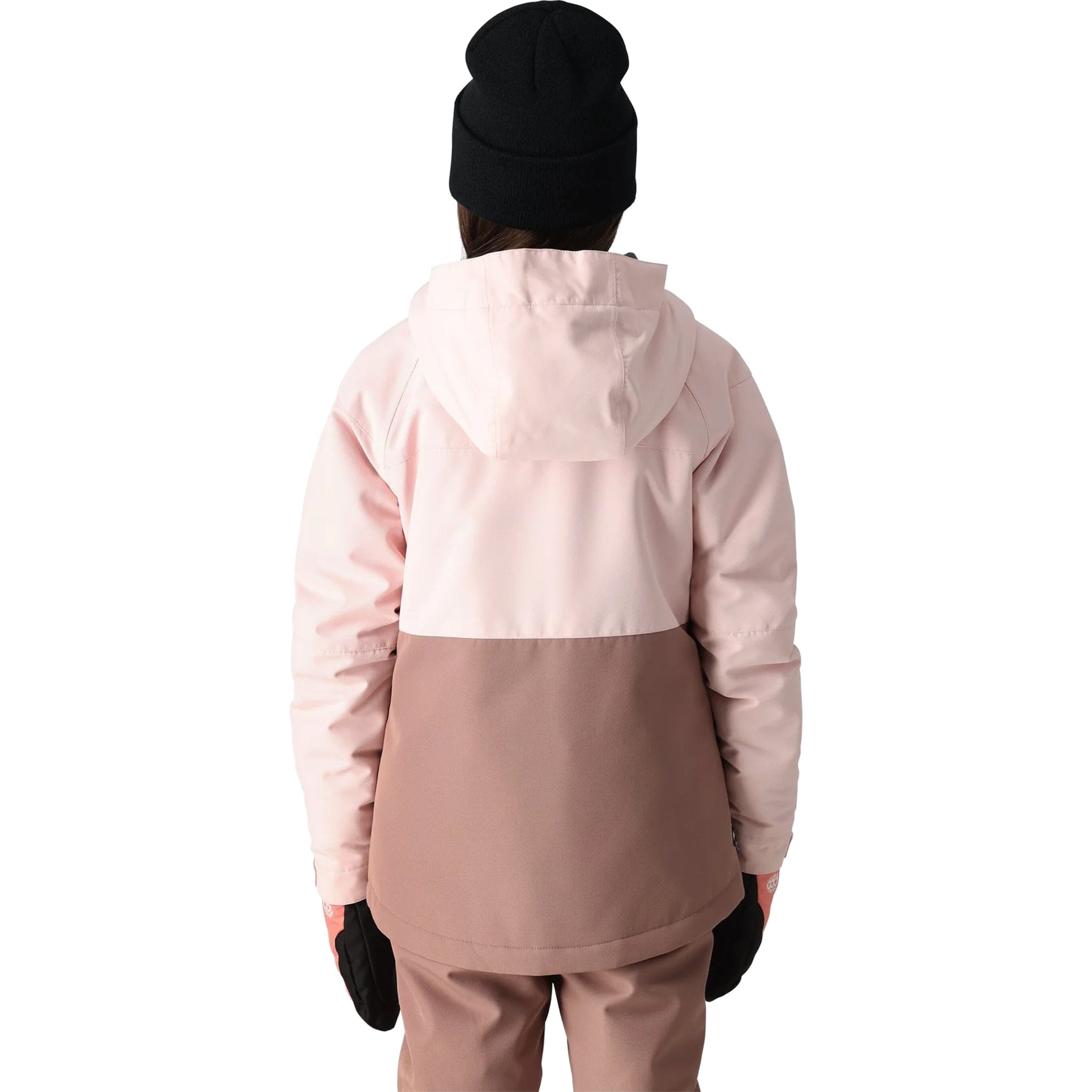 686 Girls' Athena Insulated Jacket Pink Pearl Colourblock Youth Jackets