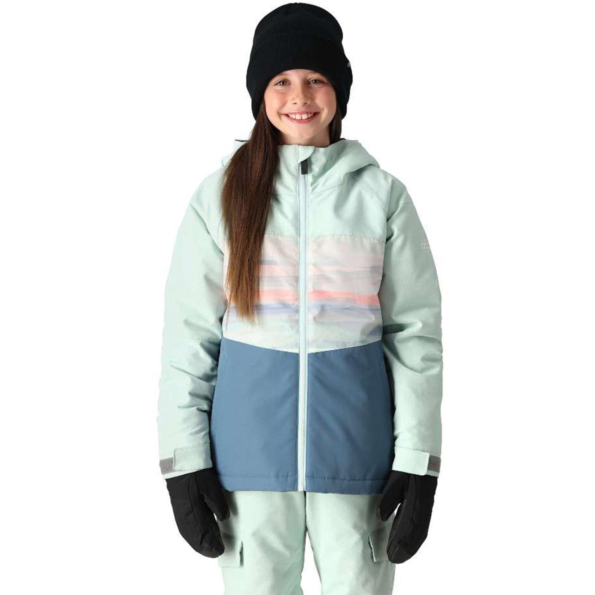 686 Girls' Athena Insulated Jacket Seaglass Colourblock Youth Jackets