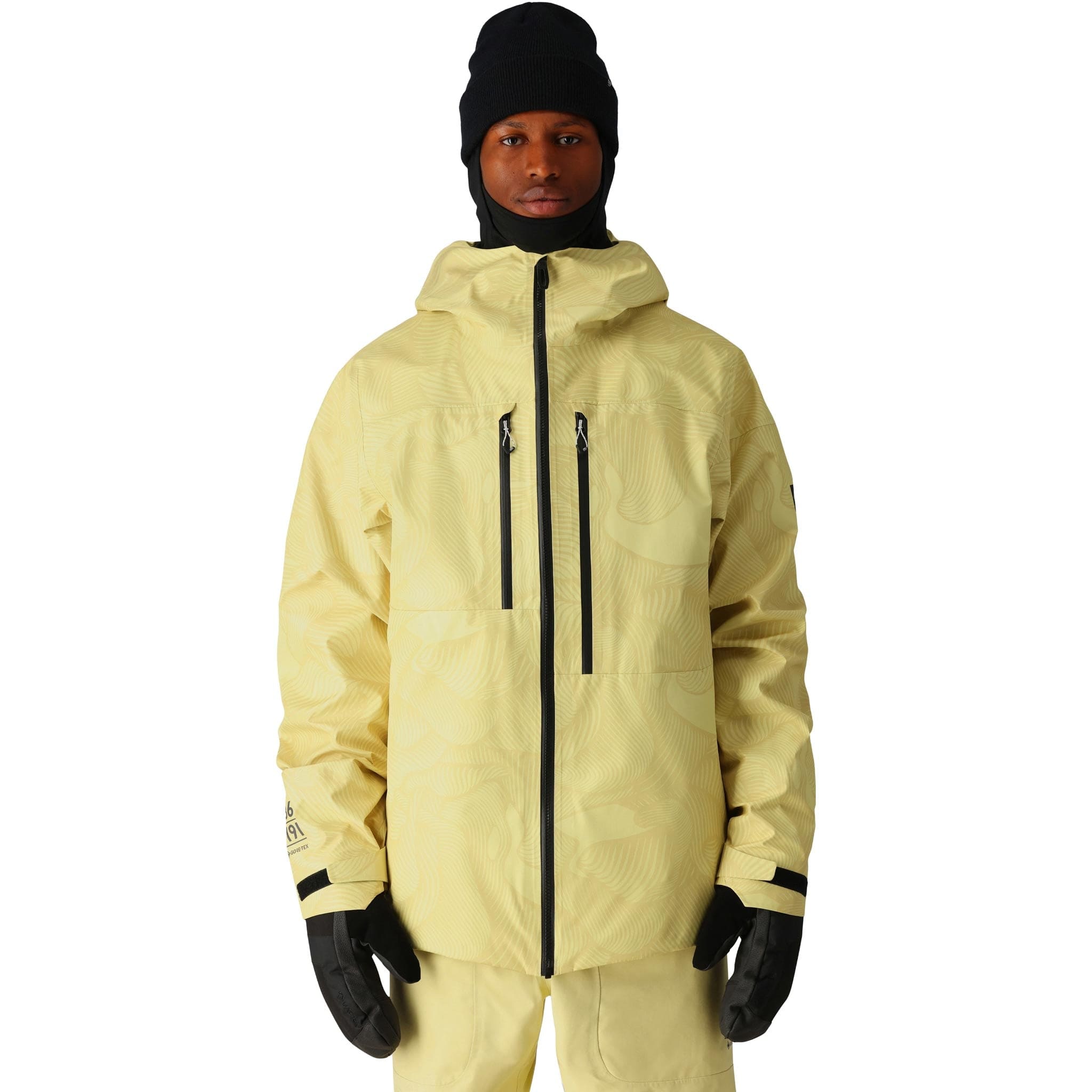 686 Gore Tex 3L ATV Jacket Dusty Yellow Dune 2025 Sanction Skate And Snow