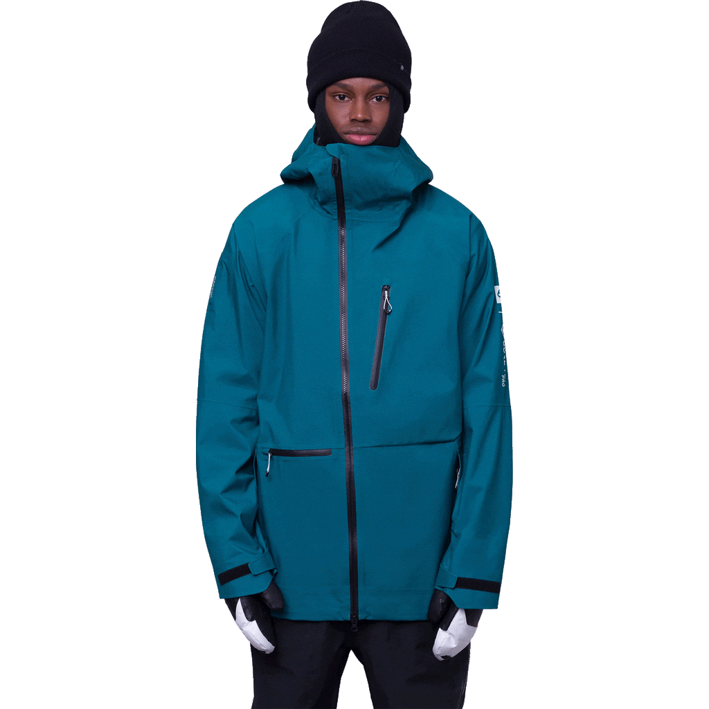 686 Gore-Tex 3L Thermagraph Jacket Moroccan Blue Mens Snowboard Coat