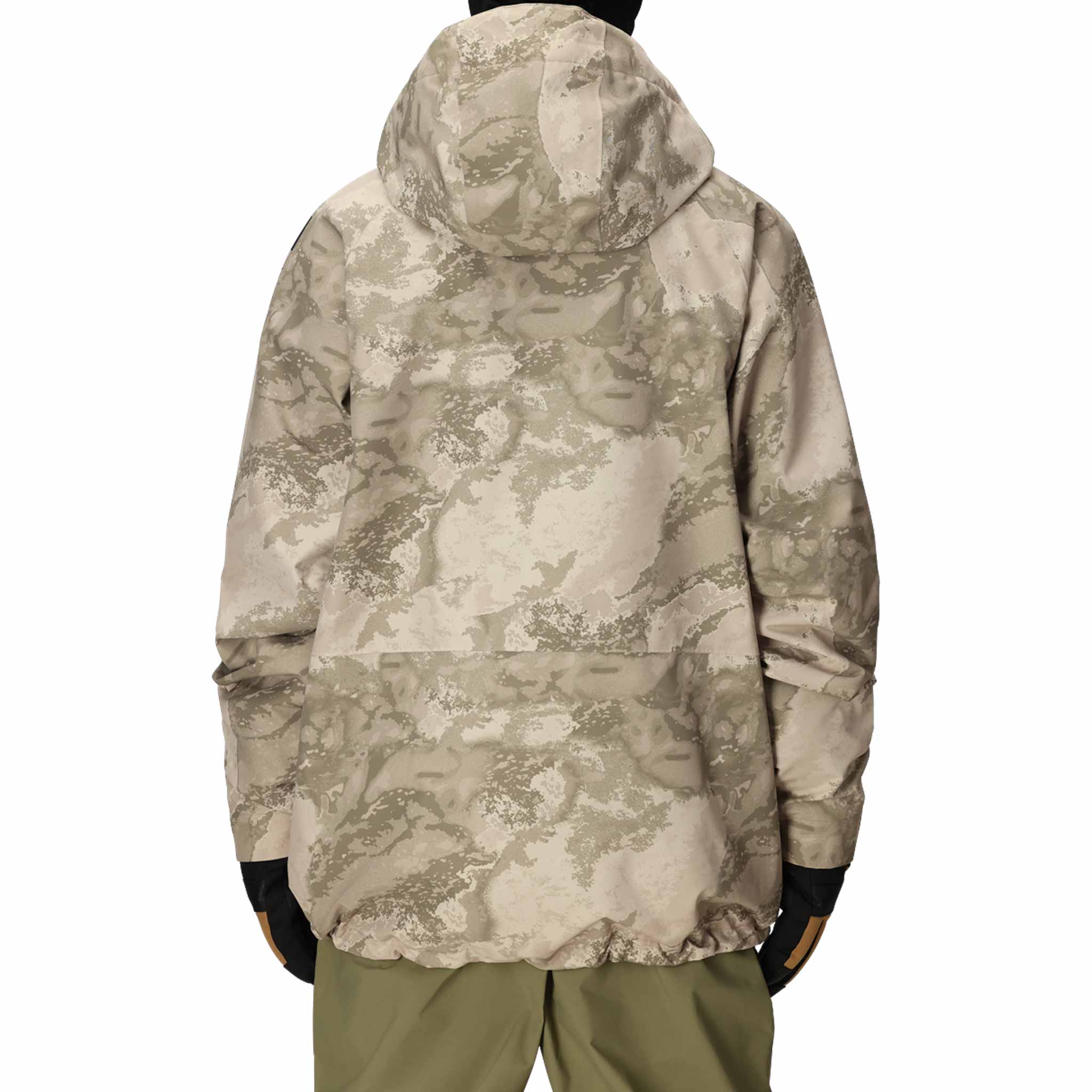 686 Gore-Tex Core Shell Jacket Limestone Hemisphere Print 2026 Mens Snowboard Coat