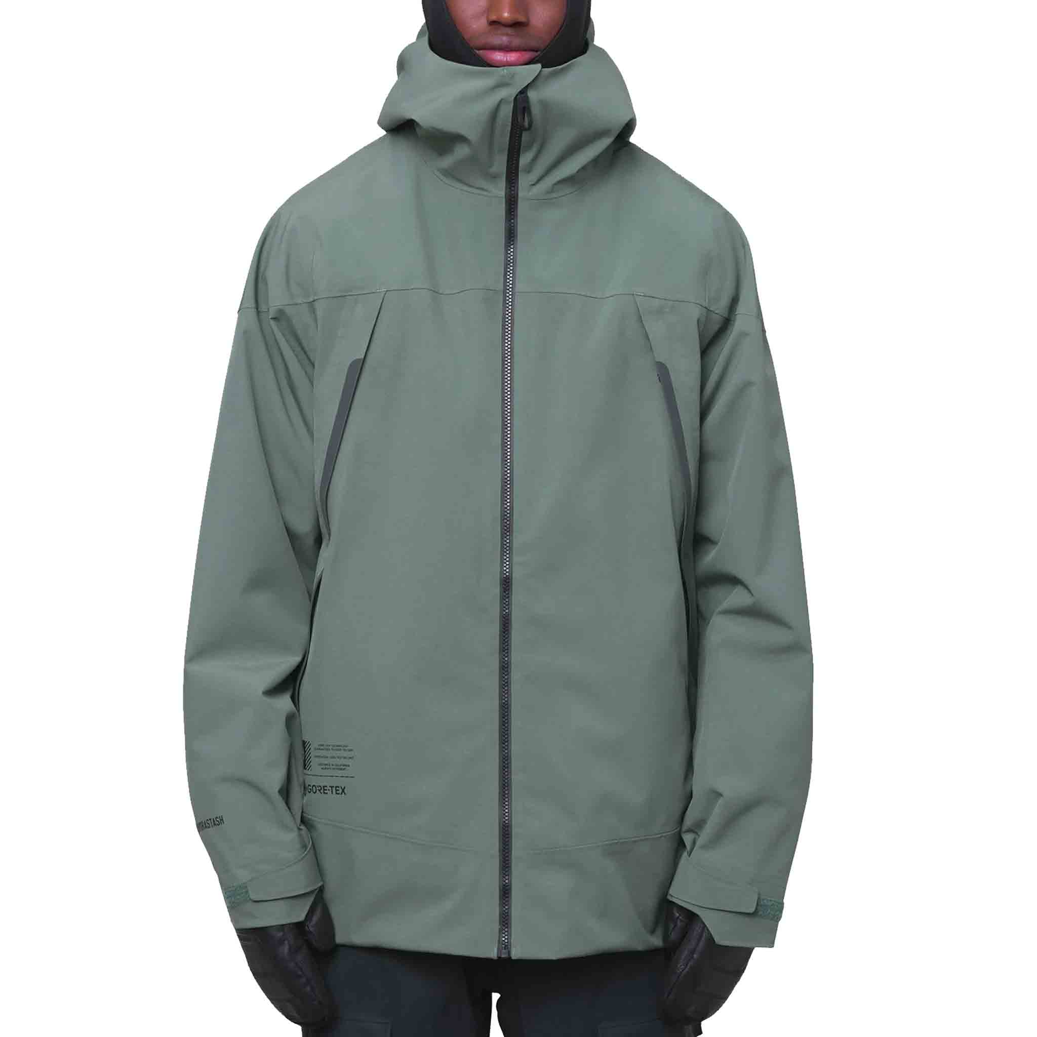 686 Gore-Tex HydraStash Sync Jacket Cypress Green Mens Snowboard Coat