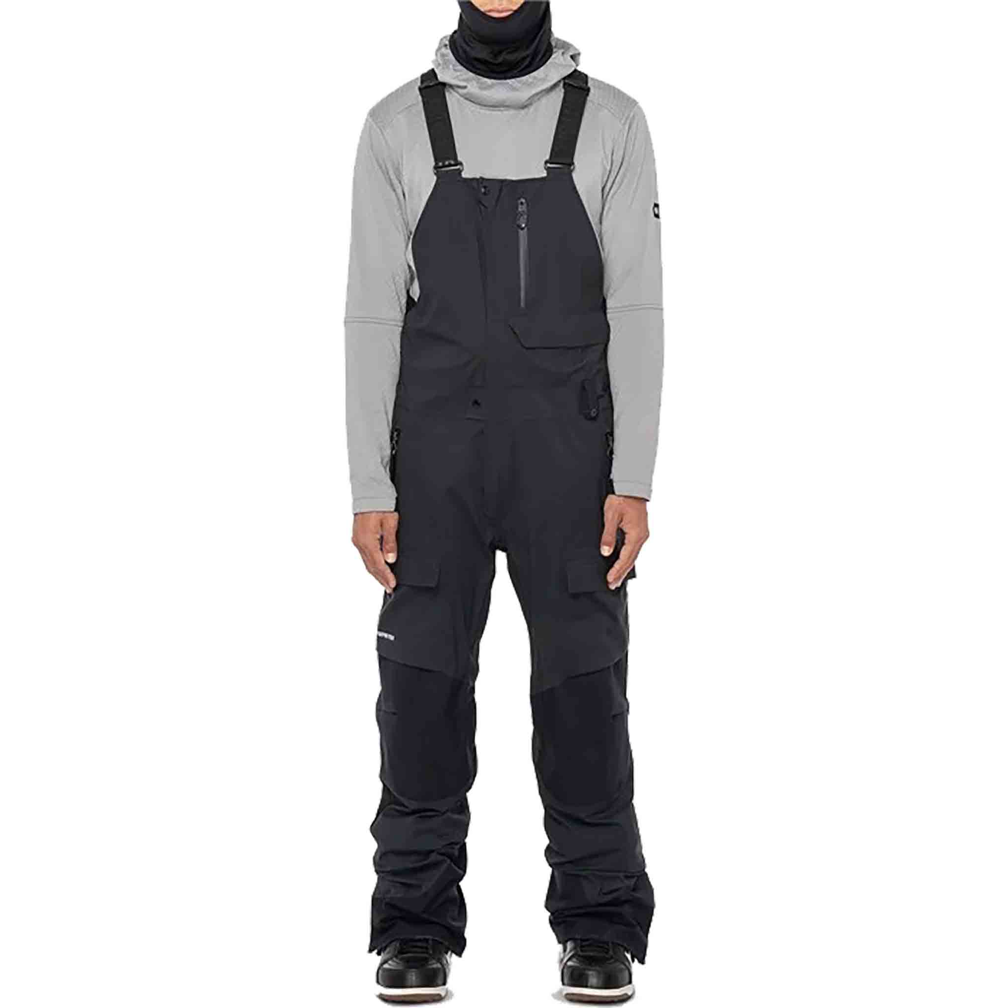 686 Gore-Tex Stretch Dispatch Bib Black 2025 Mens Snowboard Pants