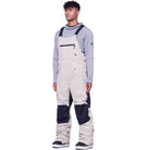 686 Hot Lap Insulated Bib Putty CLR Block Mens Snowboard Pants