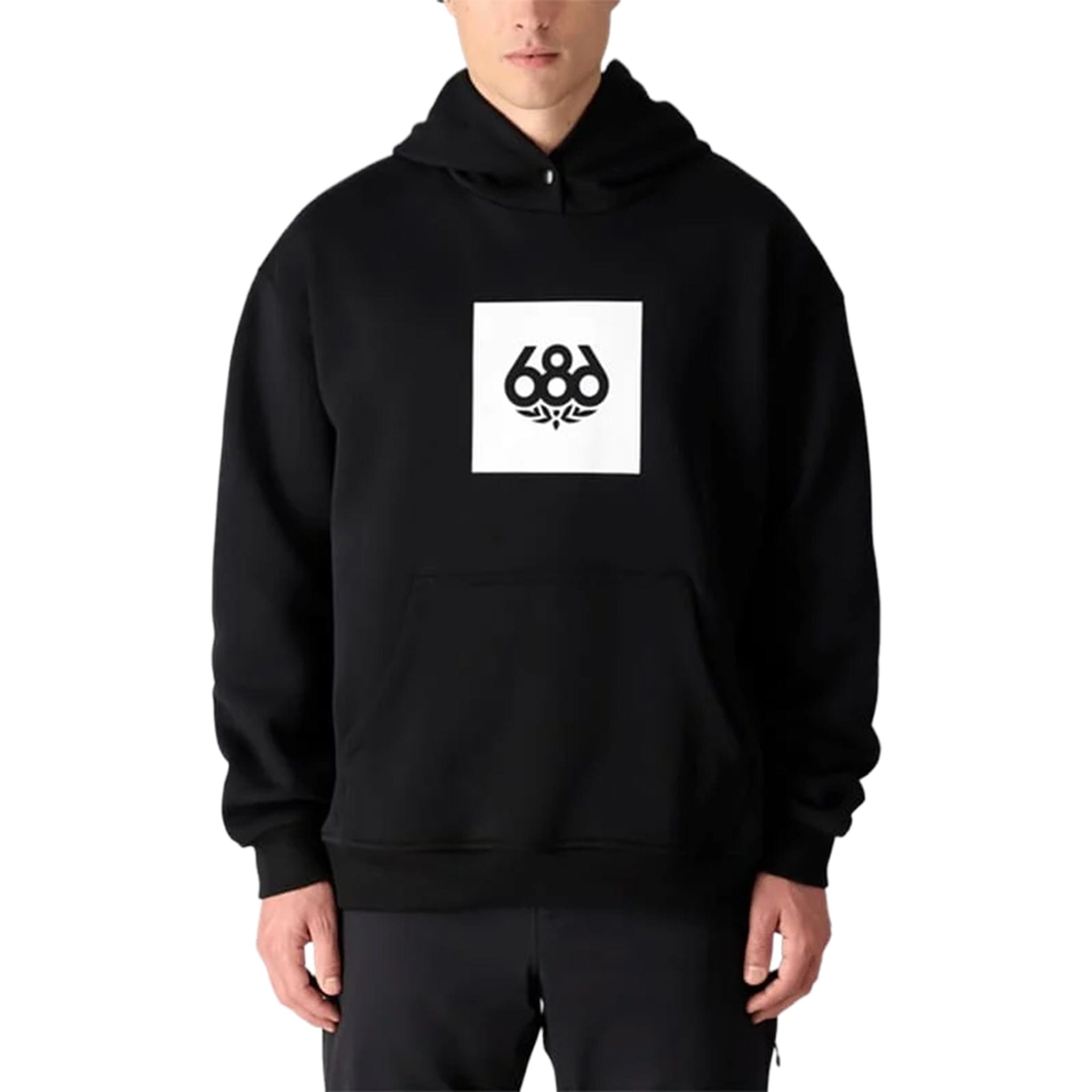 686 Knockout Premium Heavyweight Pullover Hoody Black Sweatshirts