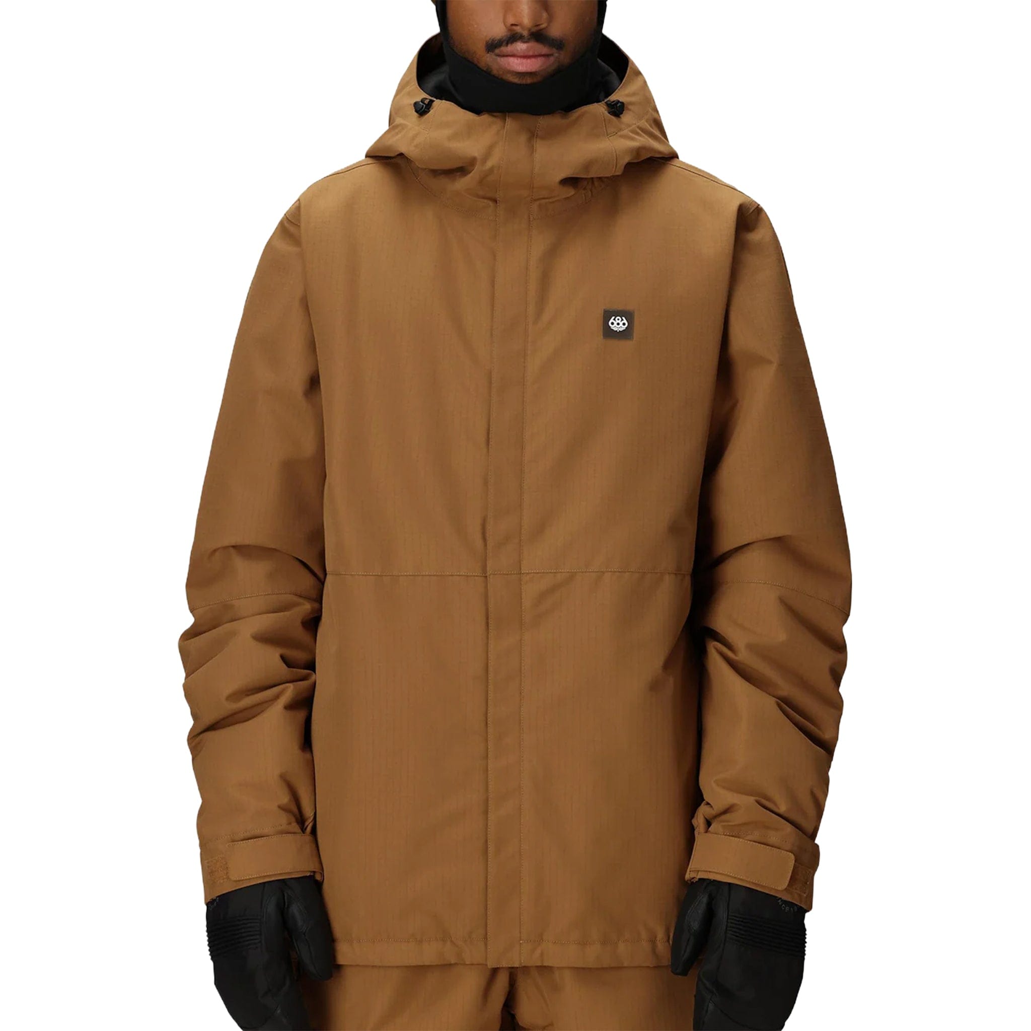 686 Men's Foundation Insulated Jacket 2026 Caramel Ripstop Mens Snowboard Jackets