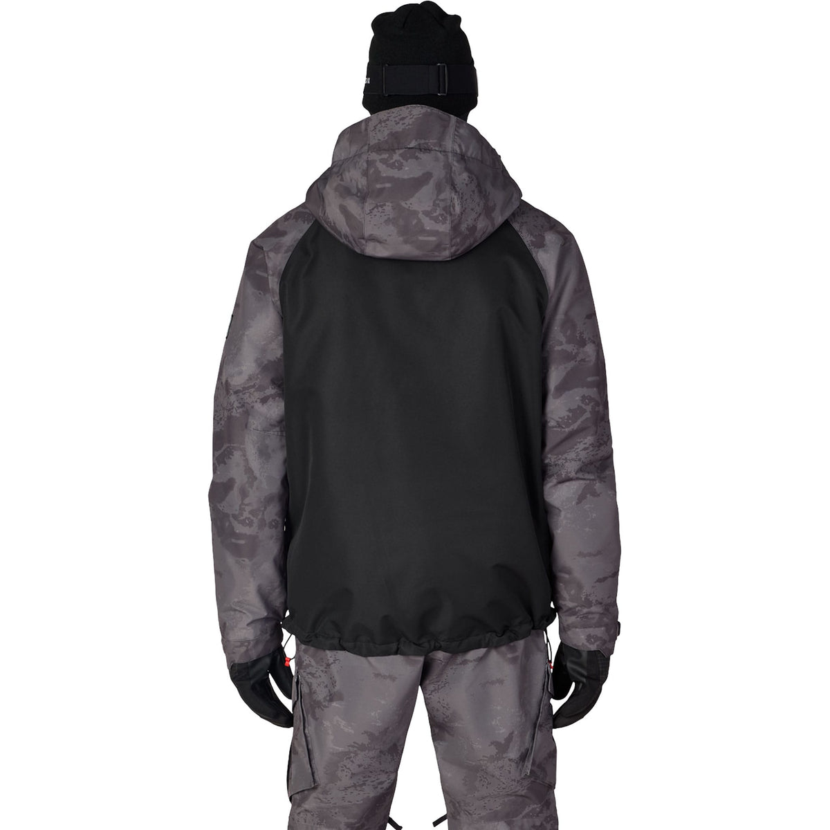 686 Men's Geo Insulated Jacket Charcoal Hemisphere Colorblock 2027 Mens Snowboard Jackets