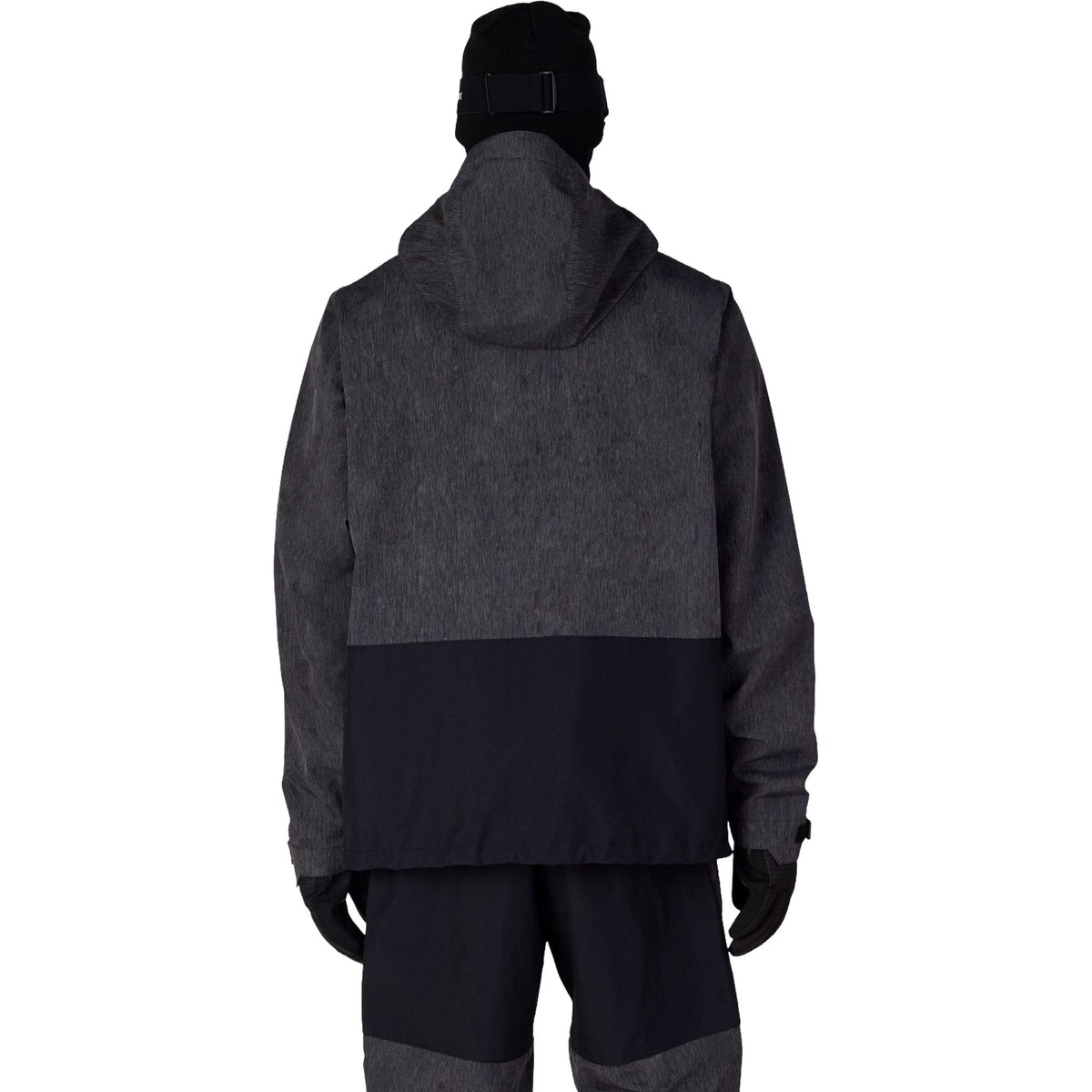 686 Men's Ghost 2.5L Anorak Black Denim 2027 Mens Snowboard Jackets