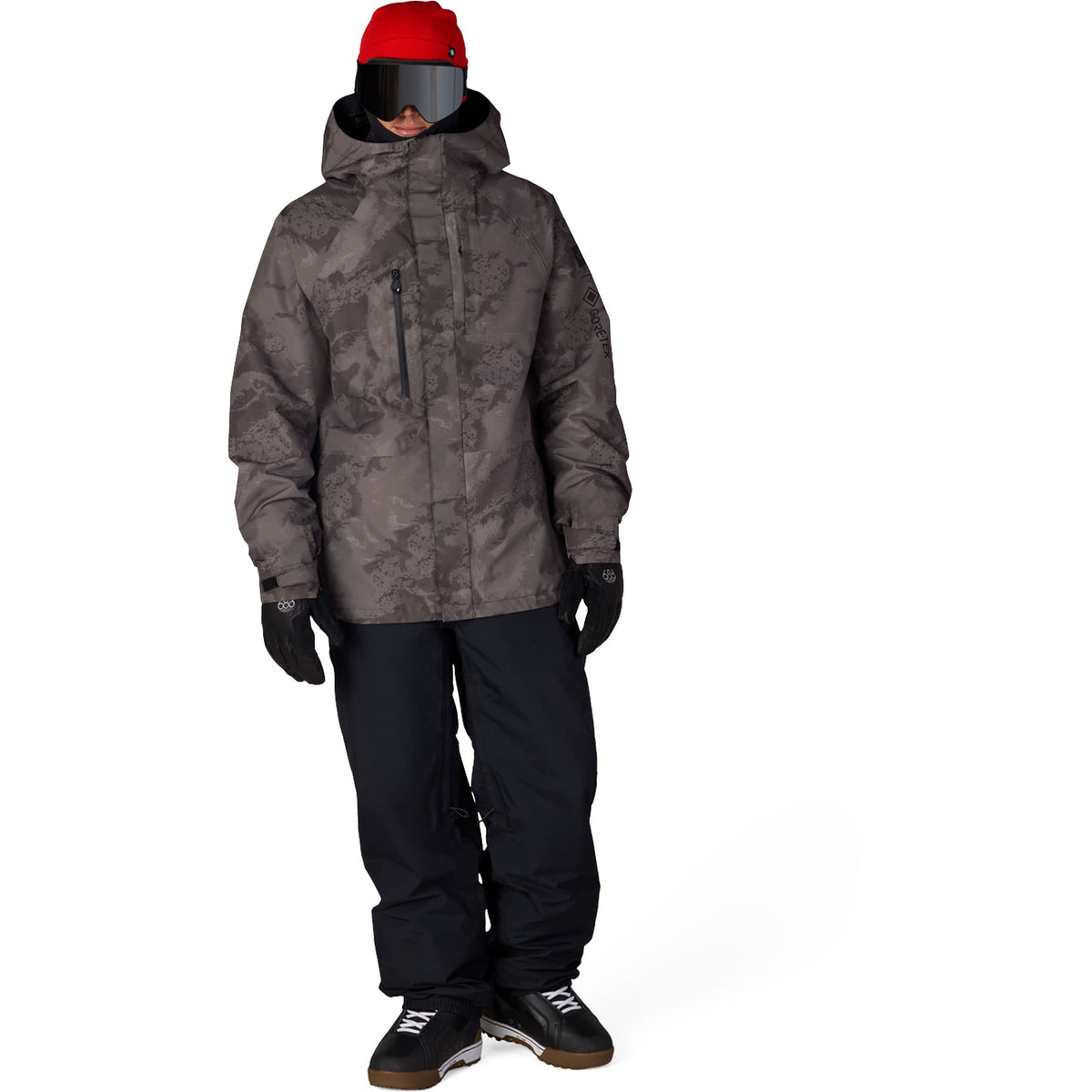 686 Men's Gore-Tex Core Shell Jacket Charcoal Hemisphere 2027 Mens Snowboard Jackets