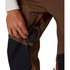 686 Men's Gore-Tex Dispatch Shell Bib Dark Earth 2027 Mens Snowboard Pants