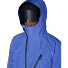 686 Men's Hydra Thermagraph Jacket Alpenglow Blue Grid 2027 Mens Snowboard Jackets