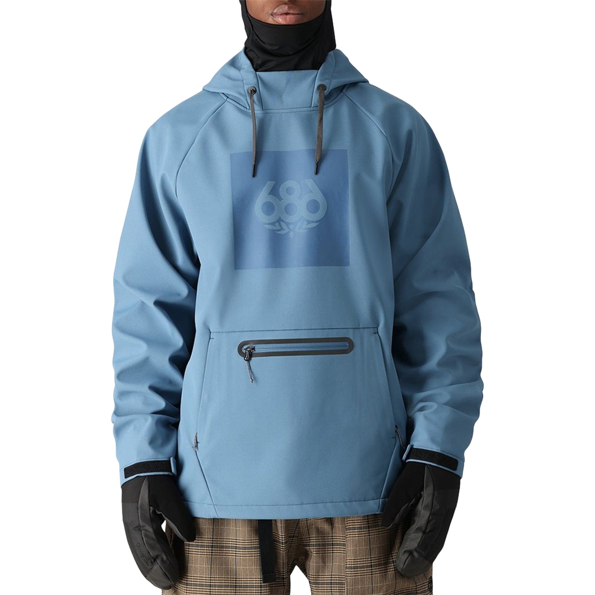 686 Men's Waterproof Hoodie Stellar Blue Mens Thermal