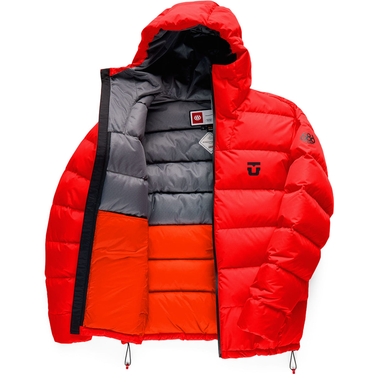 686 Men's Windstopper Union Down Puffer Jacket Union Solar 2027 Casual Jackets