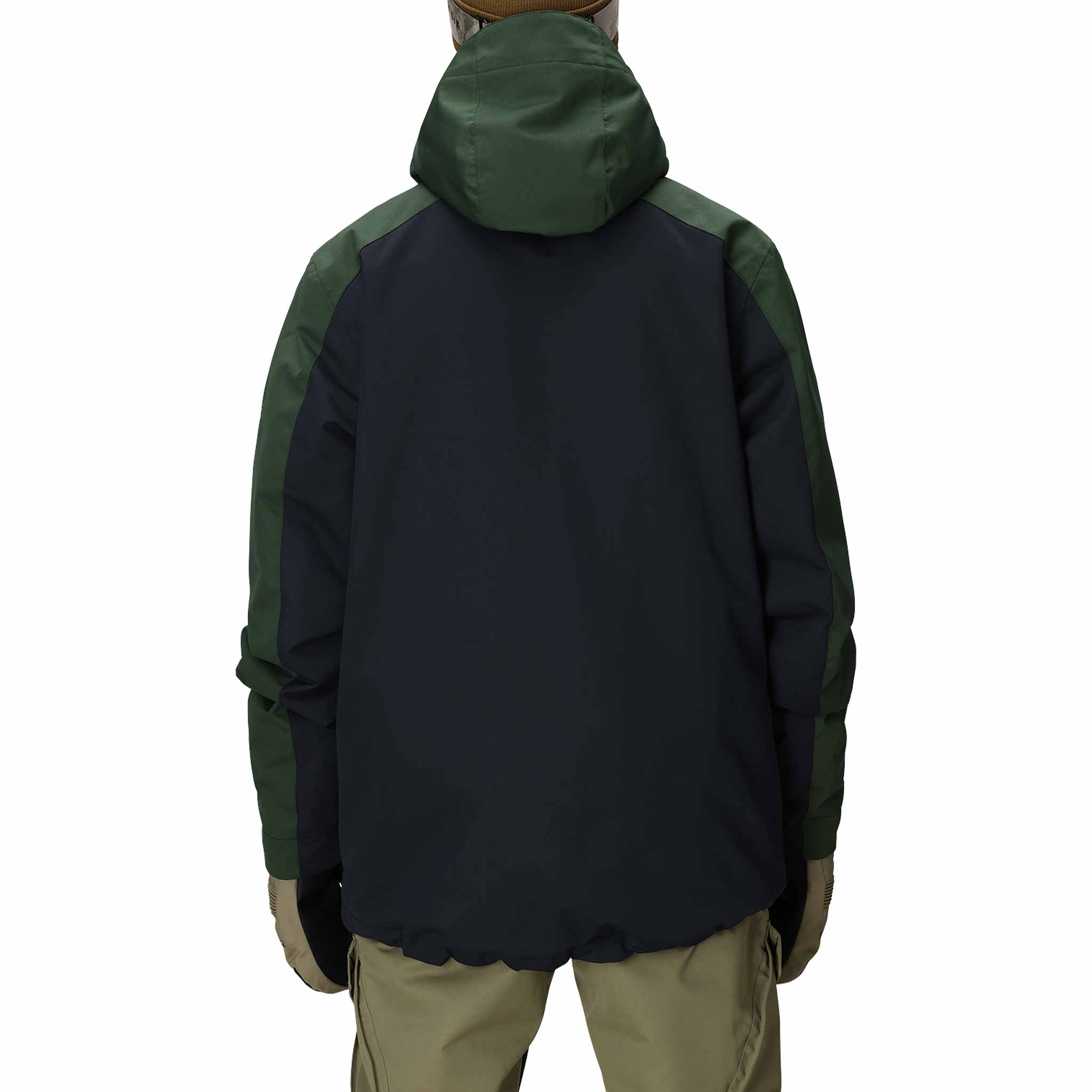 686 Nightline Insulated Jacket Navy Colorblock 2026 Mens Snowboard Coat