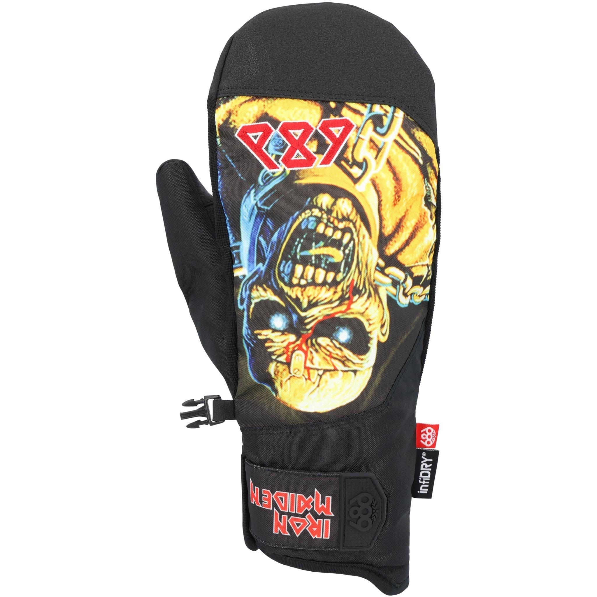 686 Primer Mitt Iron Maiden Trooper Black 2025 Gloves & Mitts