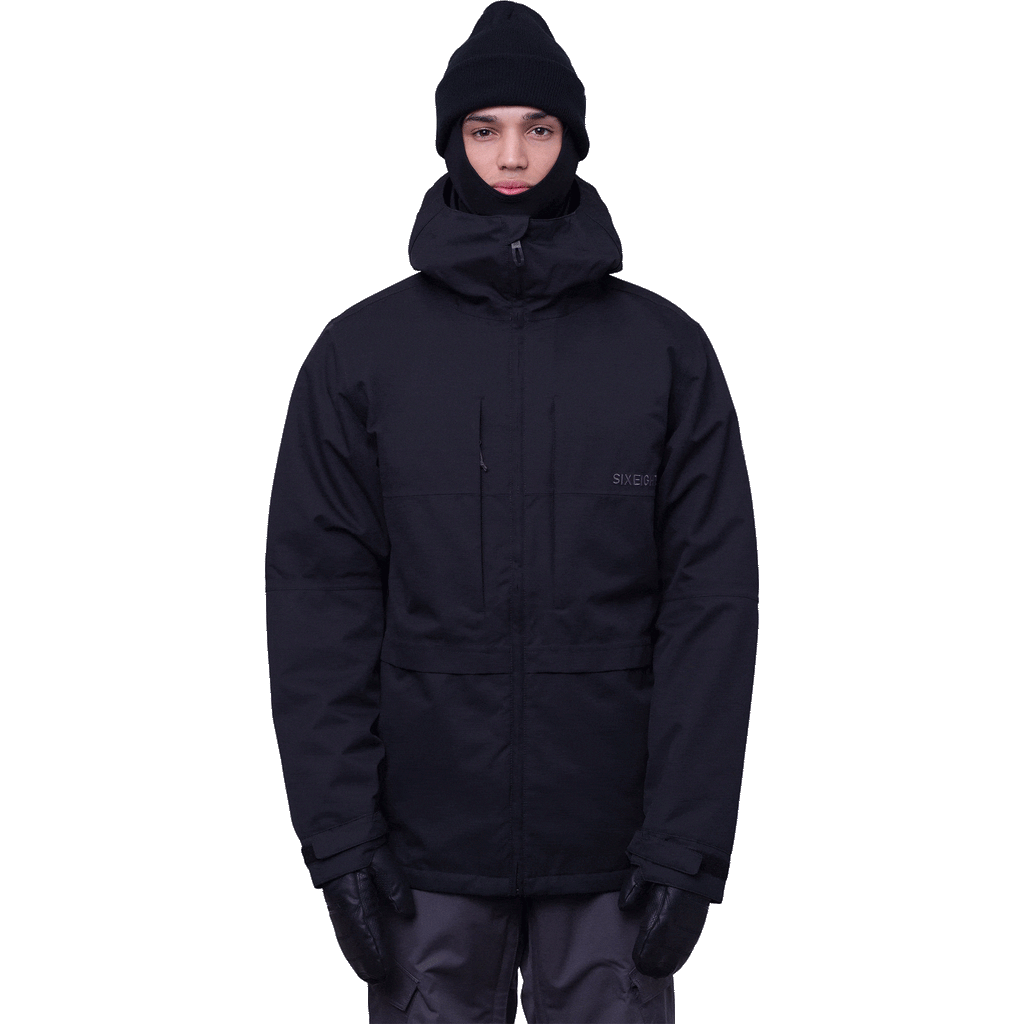 686 Smarty 3-In-1 Form Jacket Black Mens Snowboard Coat
