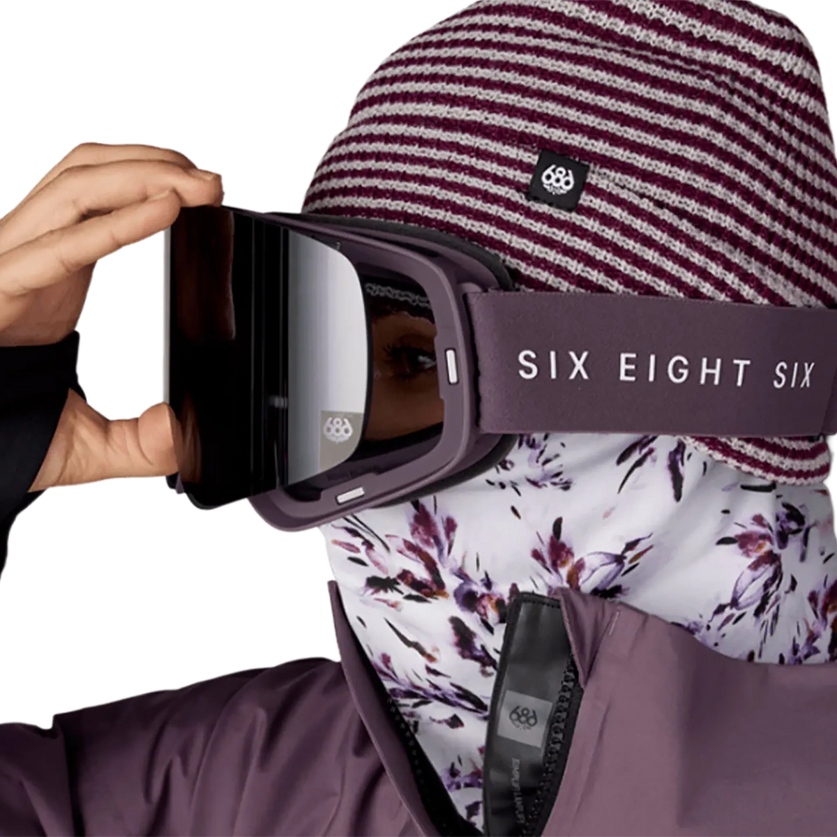 686 Smarty Magnetic Goggle Pack Black Plum Black Plum Mirror Black 2027 Goggles