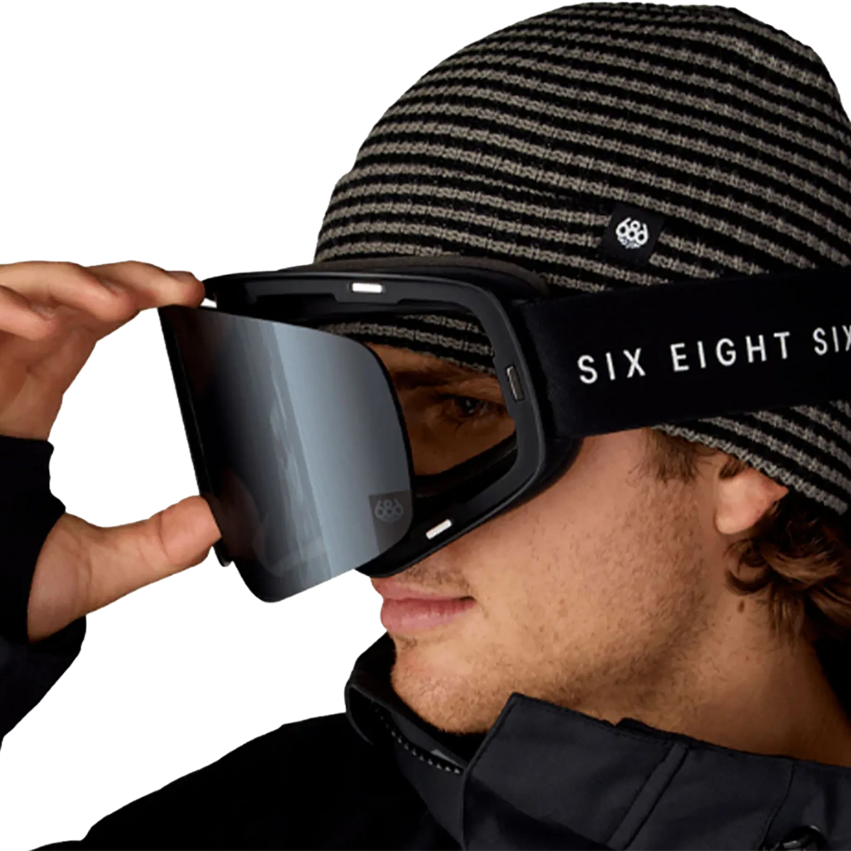 686 Smarty Magnetic Goggle Pack Black Silver Mirror Amber 2027 Goggles