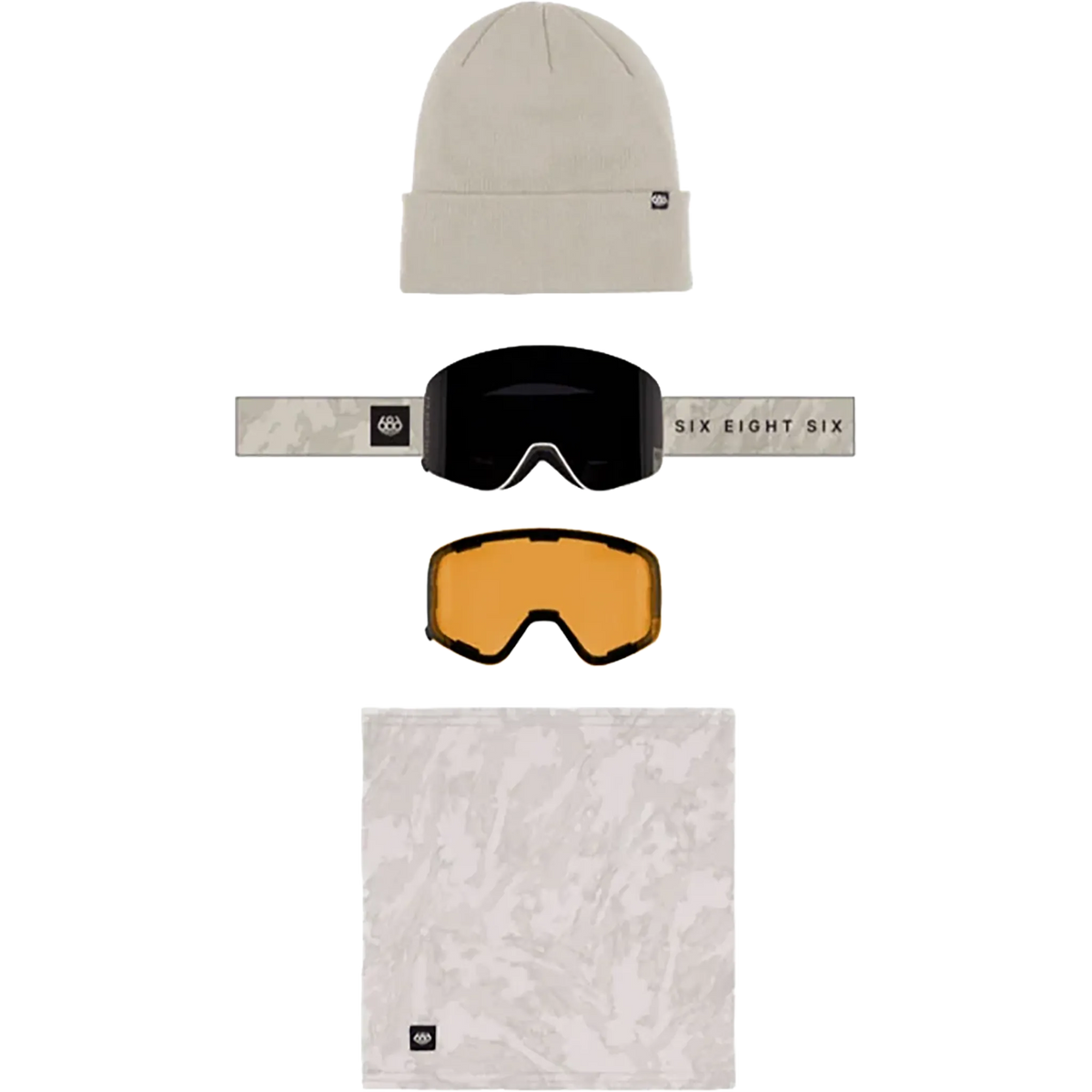 686 Smarty Magnetic Goggle  Pack Limestone Black Amber 2027 Goggles