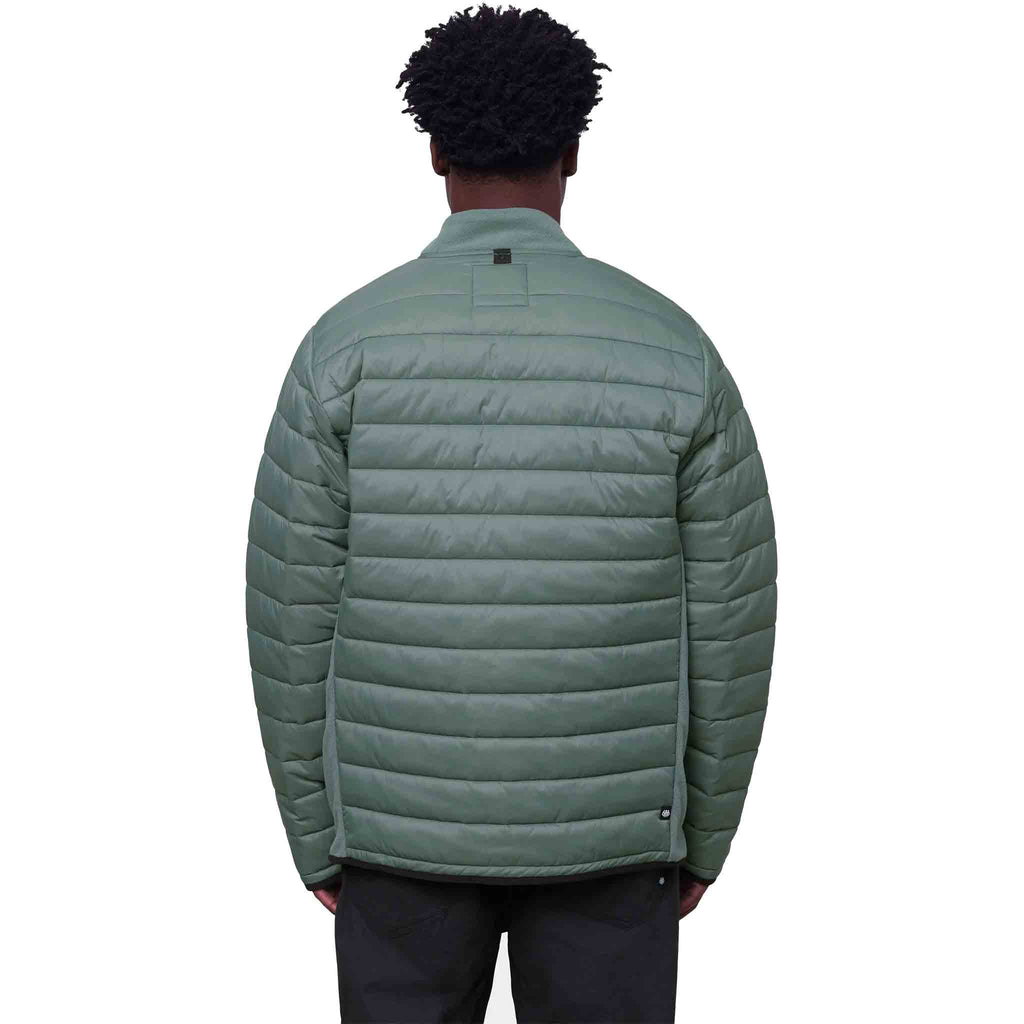 686 Thermal Puff Jacket Cypress Green Mens Snowboard Coat