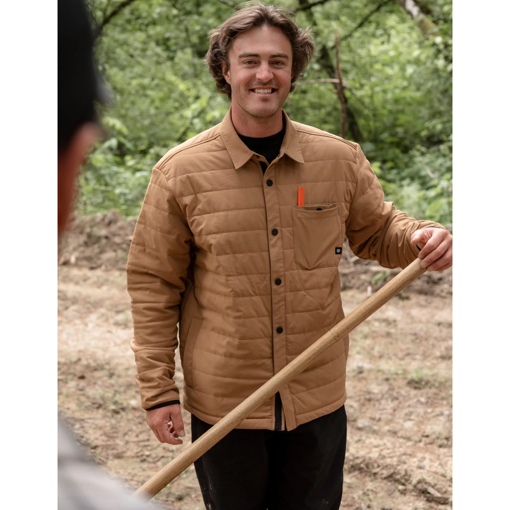 686 Thermaldry Insulated Shacket Caramel Casual Jackets