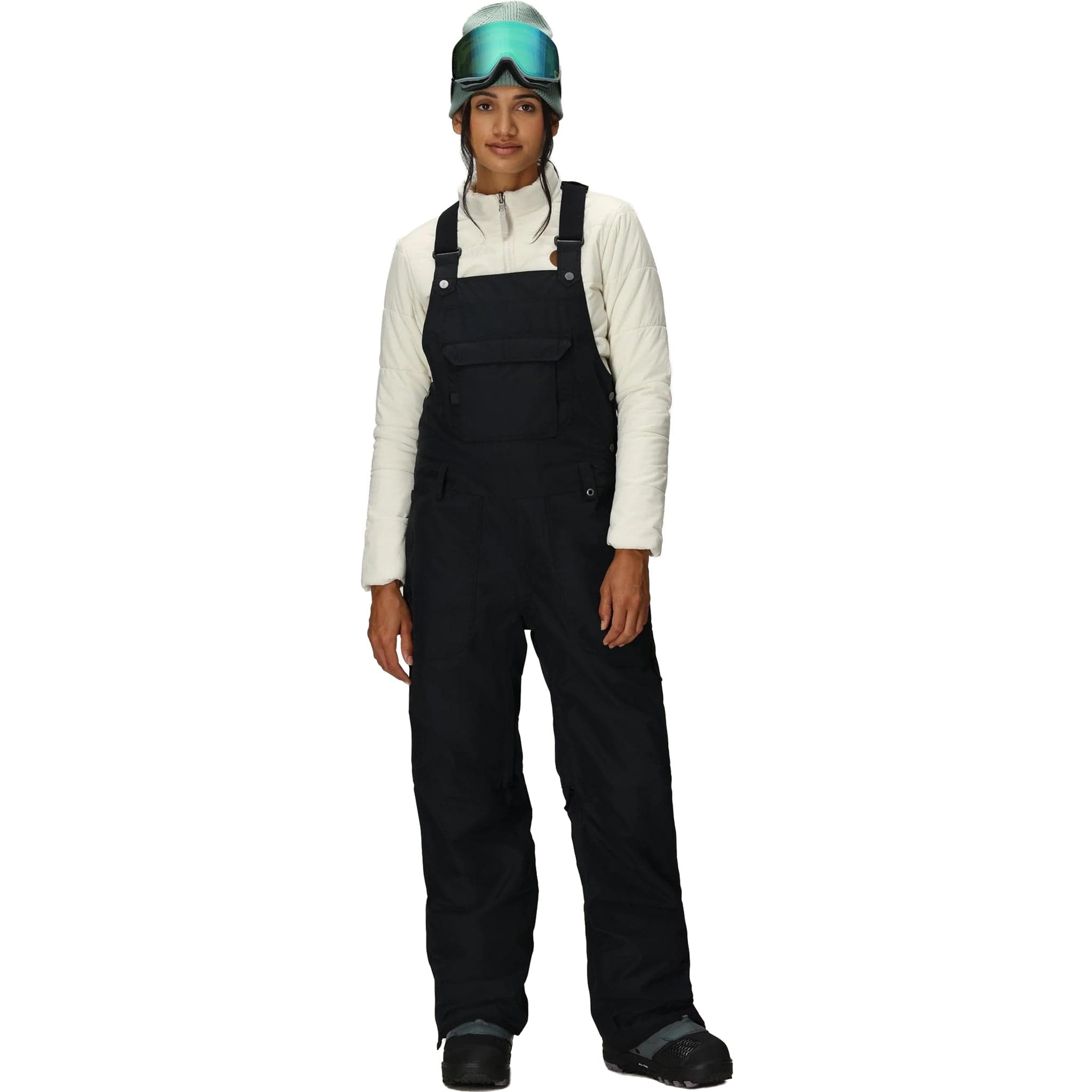 686 Women's Black Magic 20K Shell Bib 2026 Black Womens Snowboard Pants