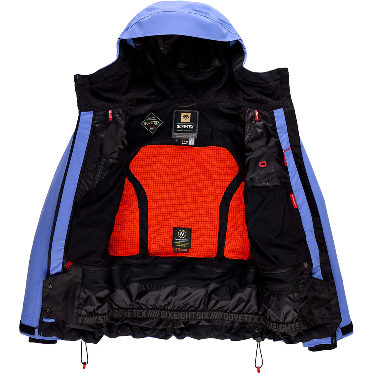 686 Women's Gore-Tex Scheme Thermagraph Jacket Alpenglow Blue 2027 Womens Snowboard Jackets