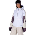 686 Women's Outline Shell Anorak White Colorblock 2027 Womens Snowboard Jackets