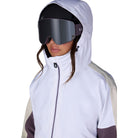 686 Women's Outline Shell Anorak White Colorblock 2027 Womens Snowboard Jackets