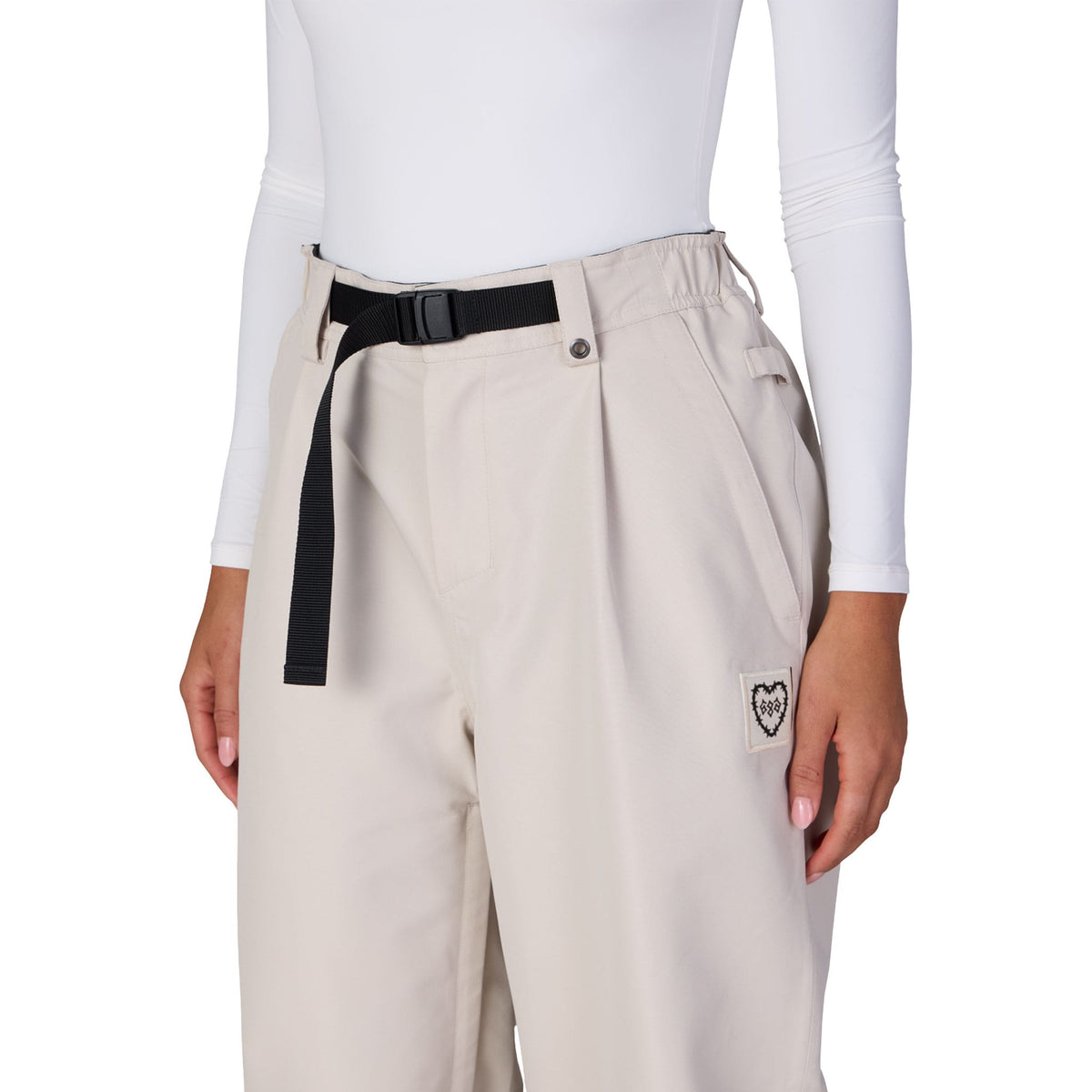 686 Women's Outline Shell Pant Limestone Heart 2027 Womens Snowboard Pants