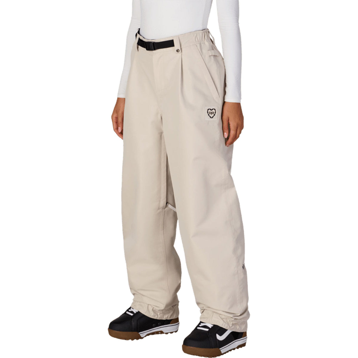 686 Women's Outline Shell Pant Limestone Heart 2027 Womens Snowboard Pants