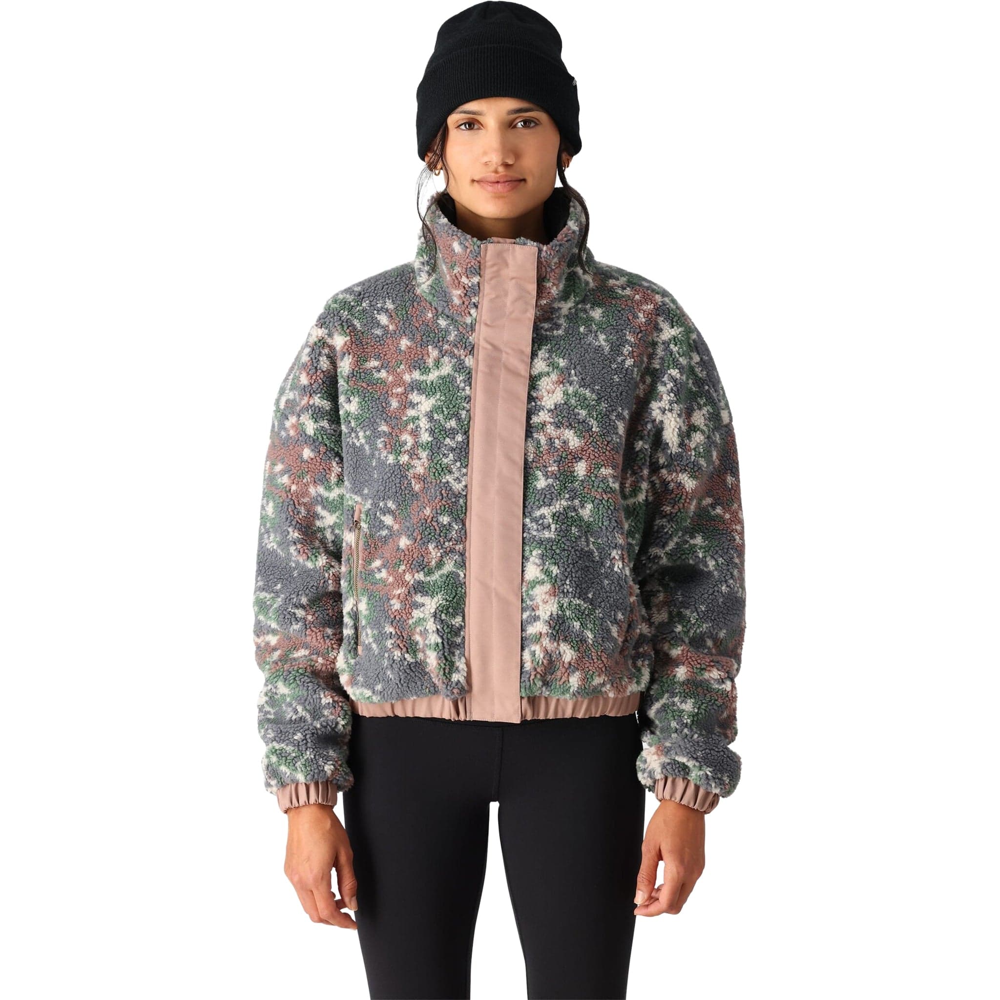 686 Women's Outpost Sherpa Jacket Antler Spotted Womens Thermal