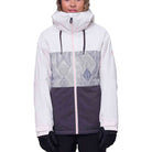 686 Womens Athena Insulated Jacket Birch Geo Colorblock Womens Snowboard Jacket