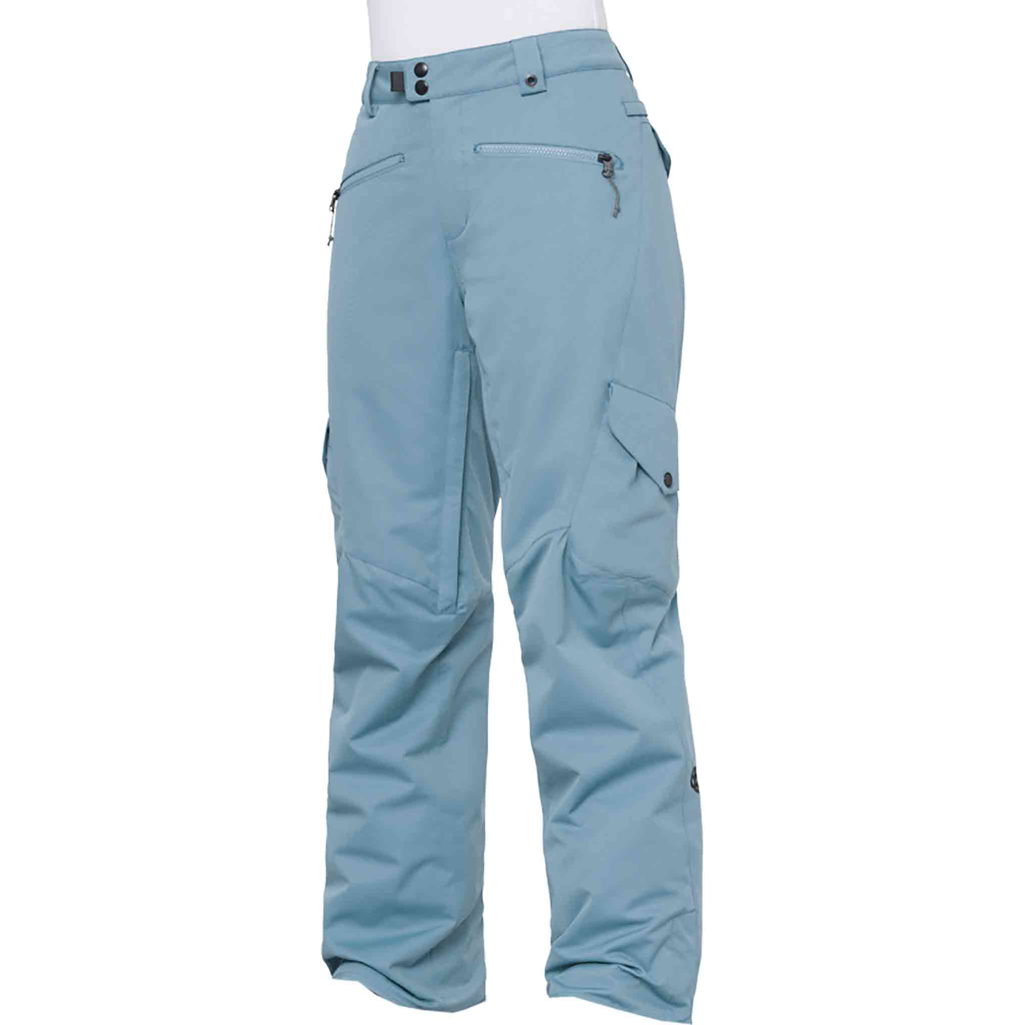 686 Womens Aura Insulated Pant Steel Blue Womens Snowboard Pants