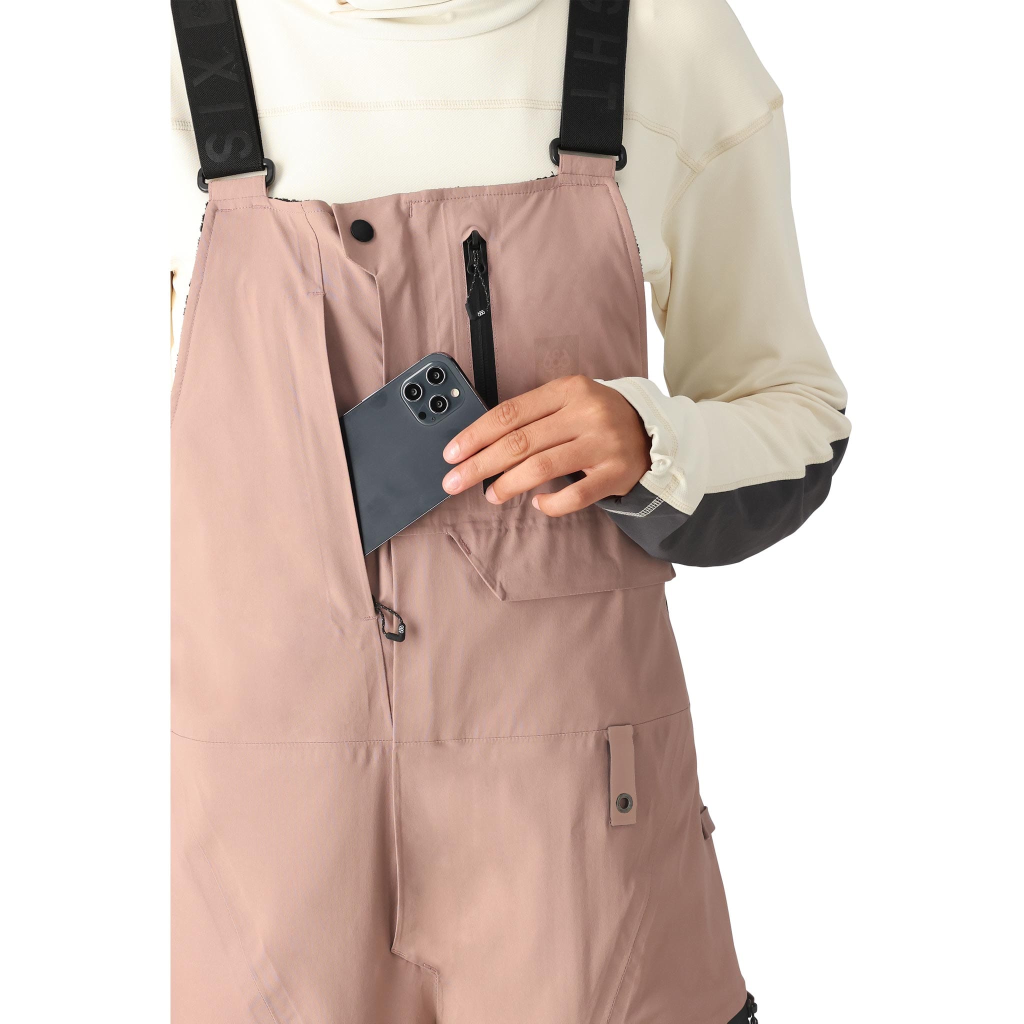 686 Womens Gore-Tex Stretch Dispatch Bib Antler 2025 Women's Snowboard Pants