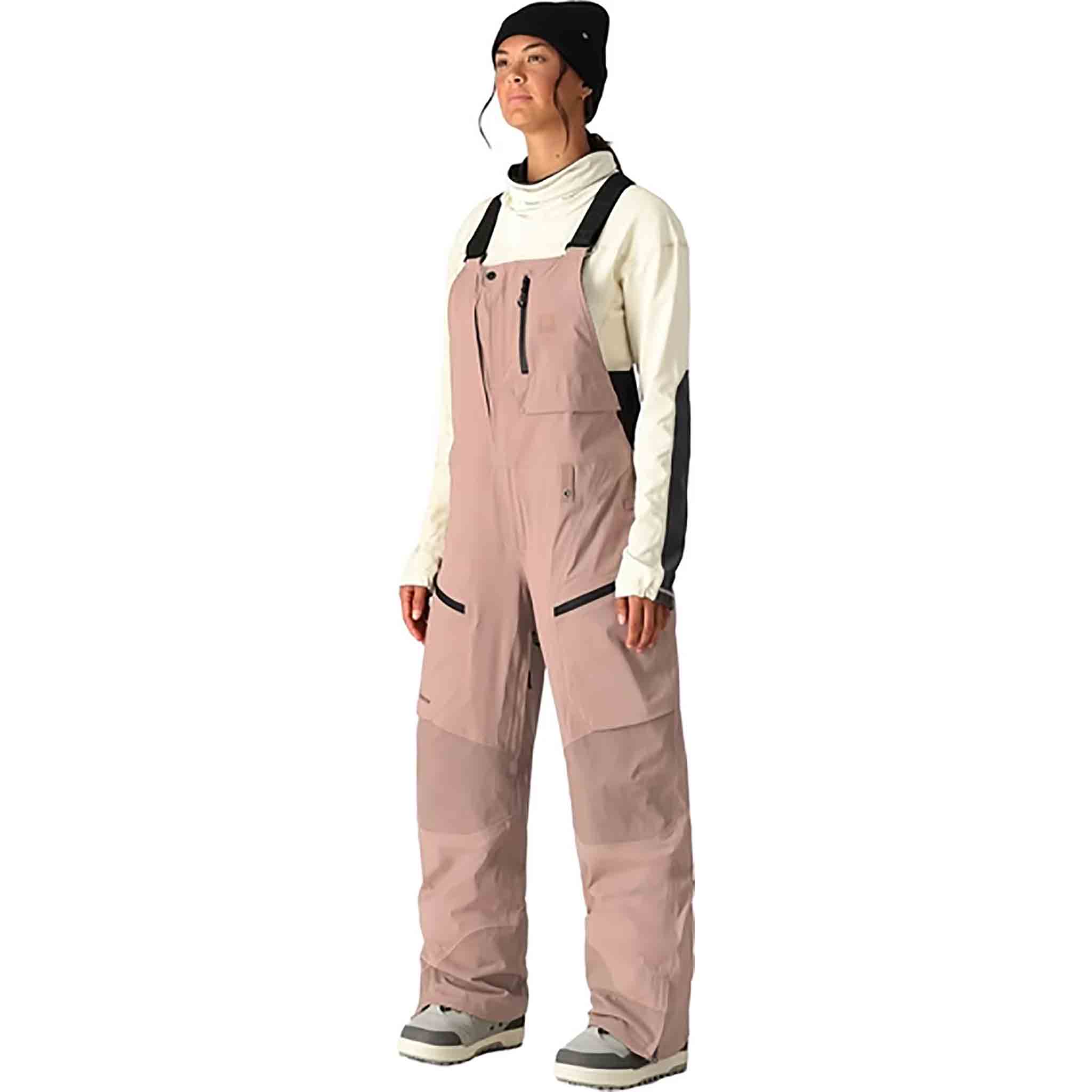 686 Womens Gore-Tex Stretch Dispatch Bib Antler 2025 Womens Snowboard Pants