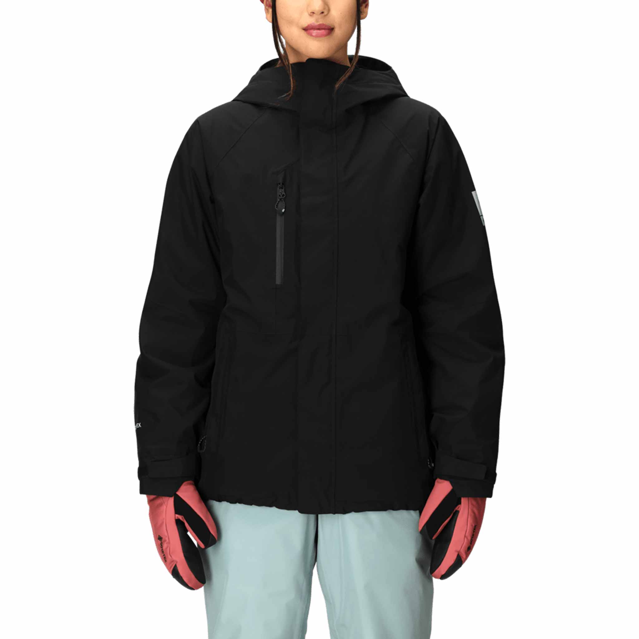 686 Womens Gore-Tex Willow Insulated Jacket Black 2026 Womens Snowboard Jacket